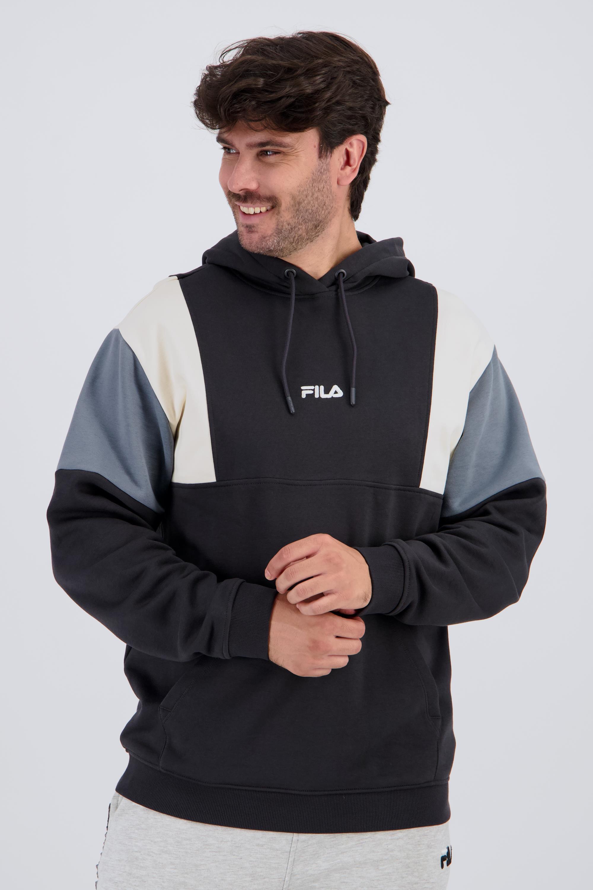 Fila Bloque - Gris - Sudadera Capucha Hombre talla XL