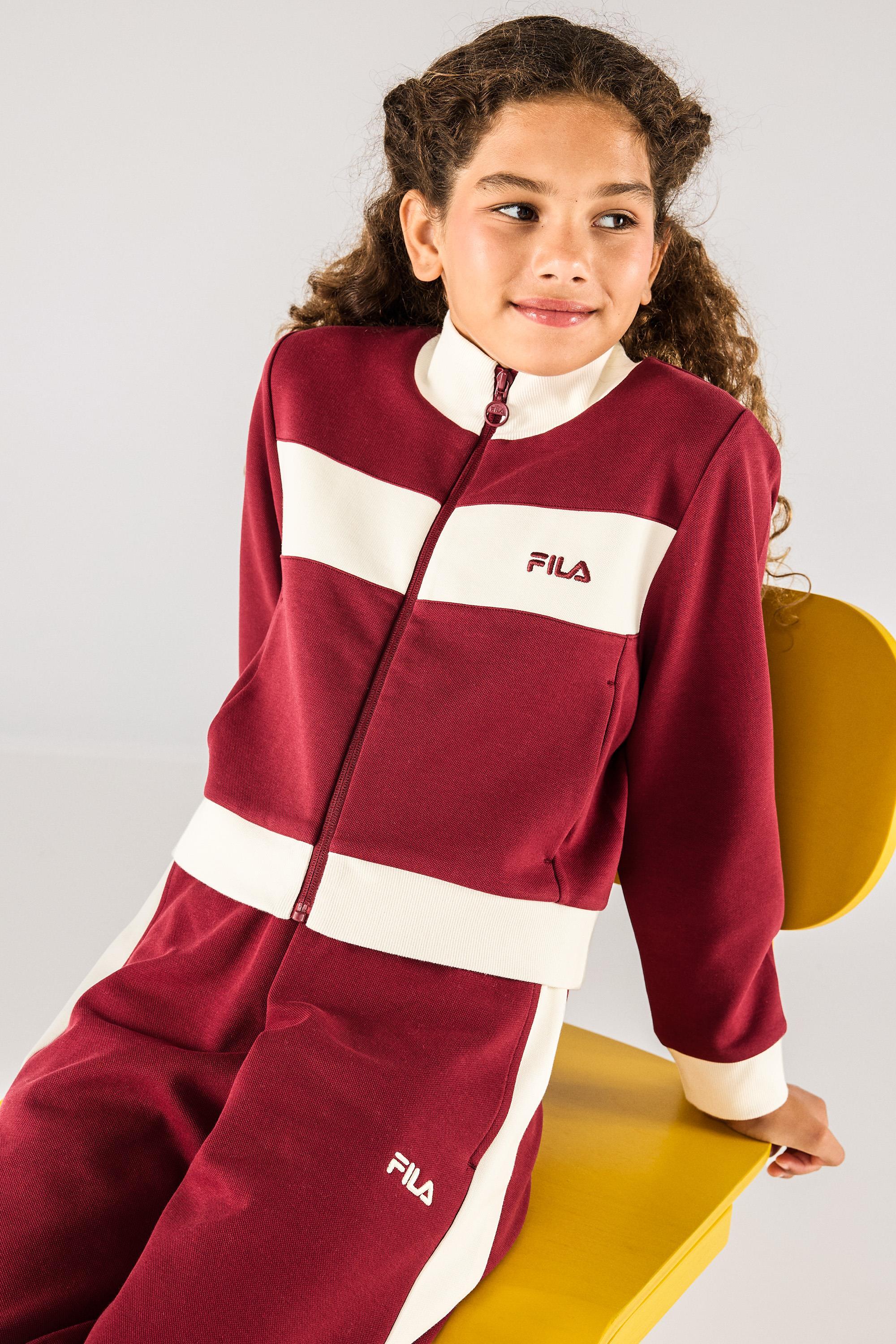 Fila Candy Vibes - Rojo - Sudadera Cremallera Niña talla 10