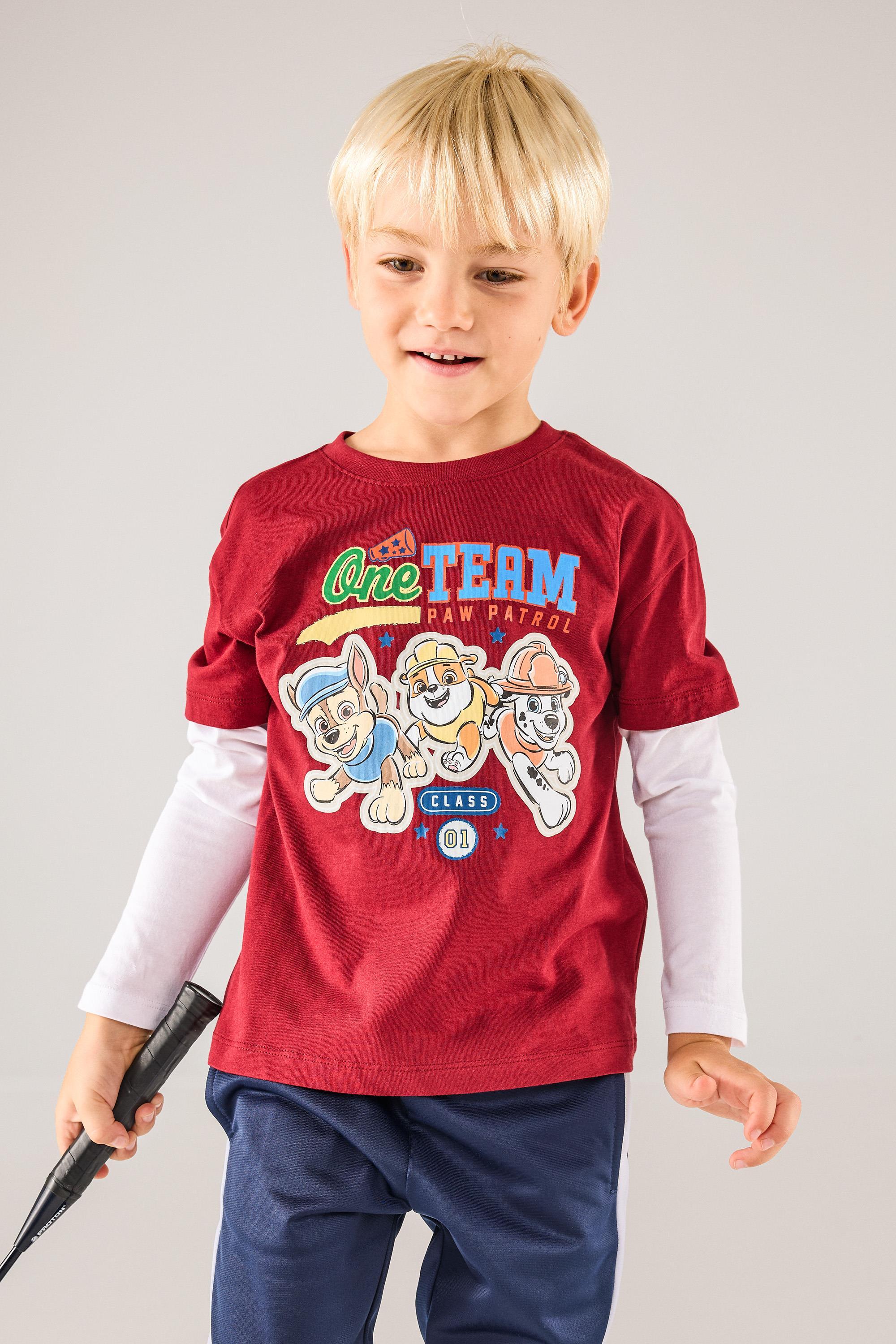 Camiseta Patrulla Canina - Rojo Niño Patrulla Canina talla 8