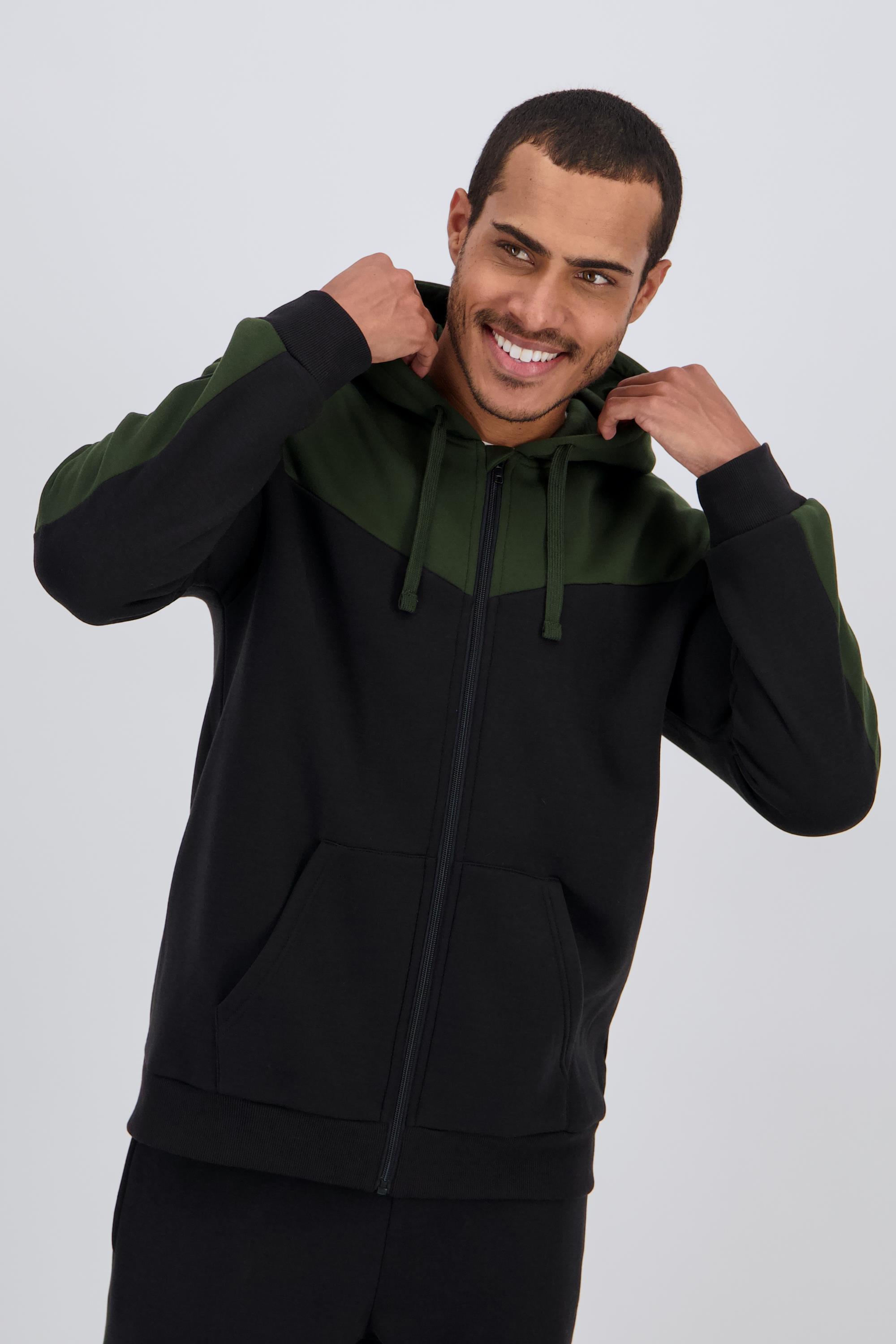 Chándal Capucha Up - Negro - Chándal Felpa Hombre talla L