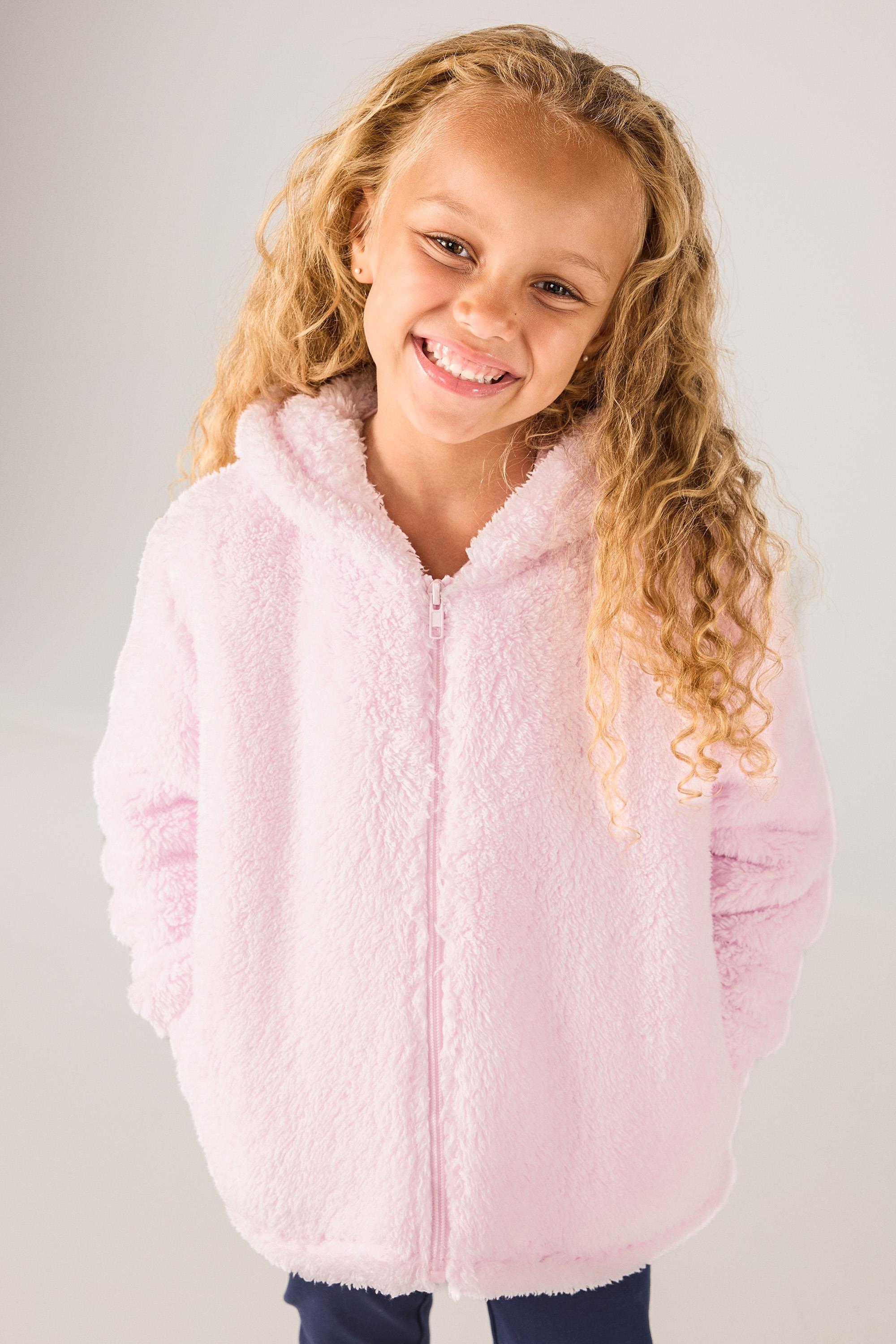 Sudadera Cremallera Up - Rosa - Sudadera Felpa Niña talla 6