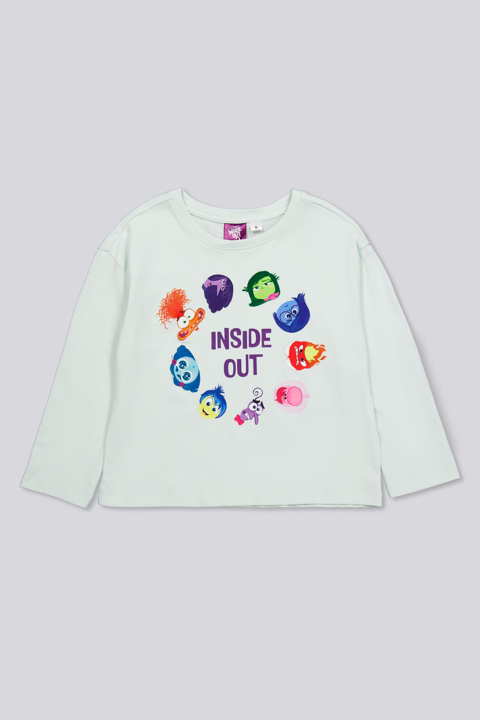 Camiseta Inside Out - Verde Niña talla 8
