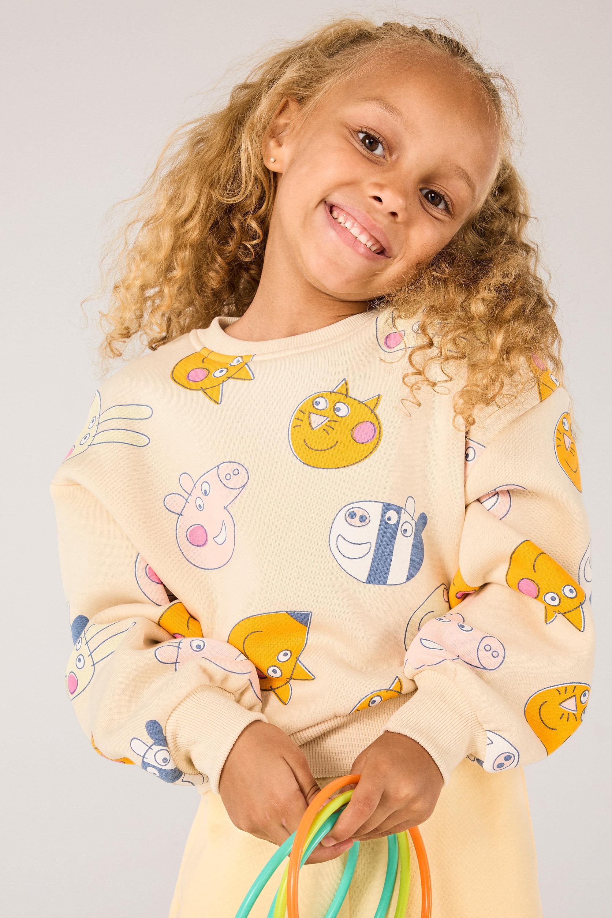 Sudadera Peppa - Beige - Sudadera Felpa Niña talla 8