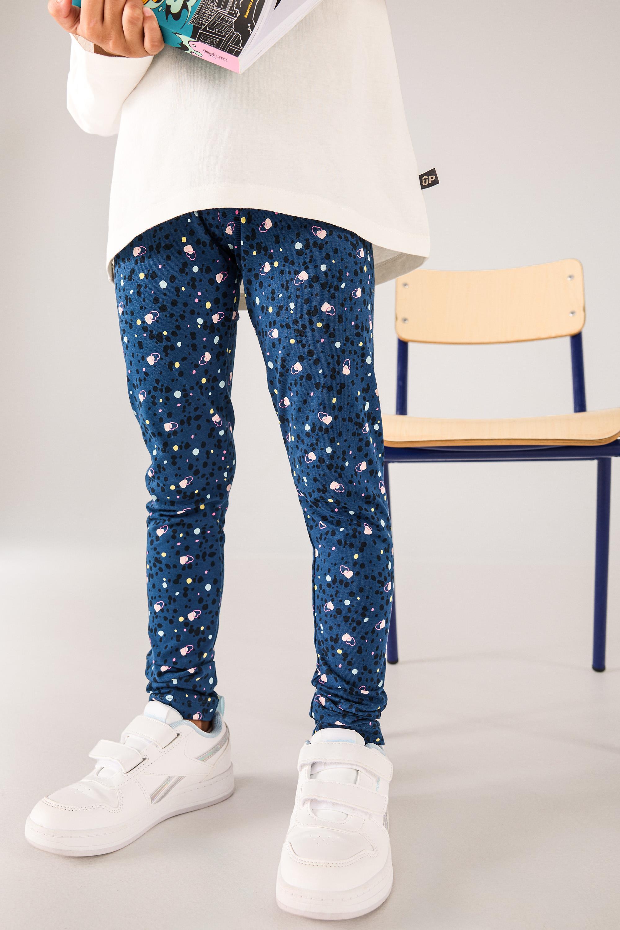 Mallas Largas Up - Denim - Leggings Algodón Niña talla 6