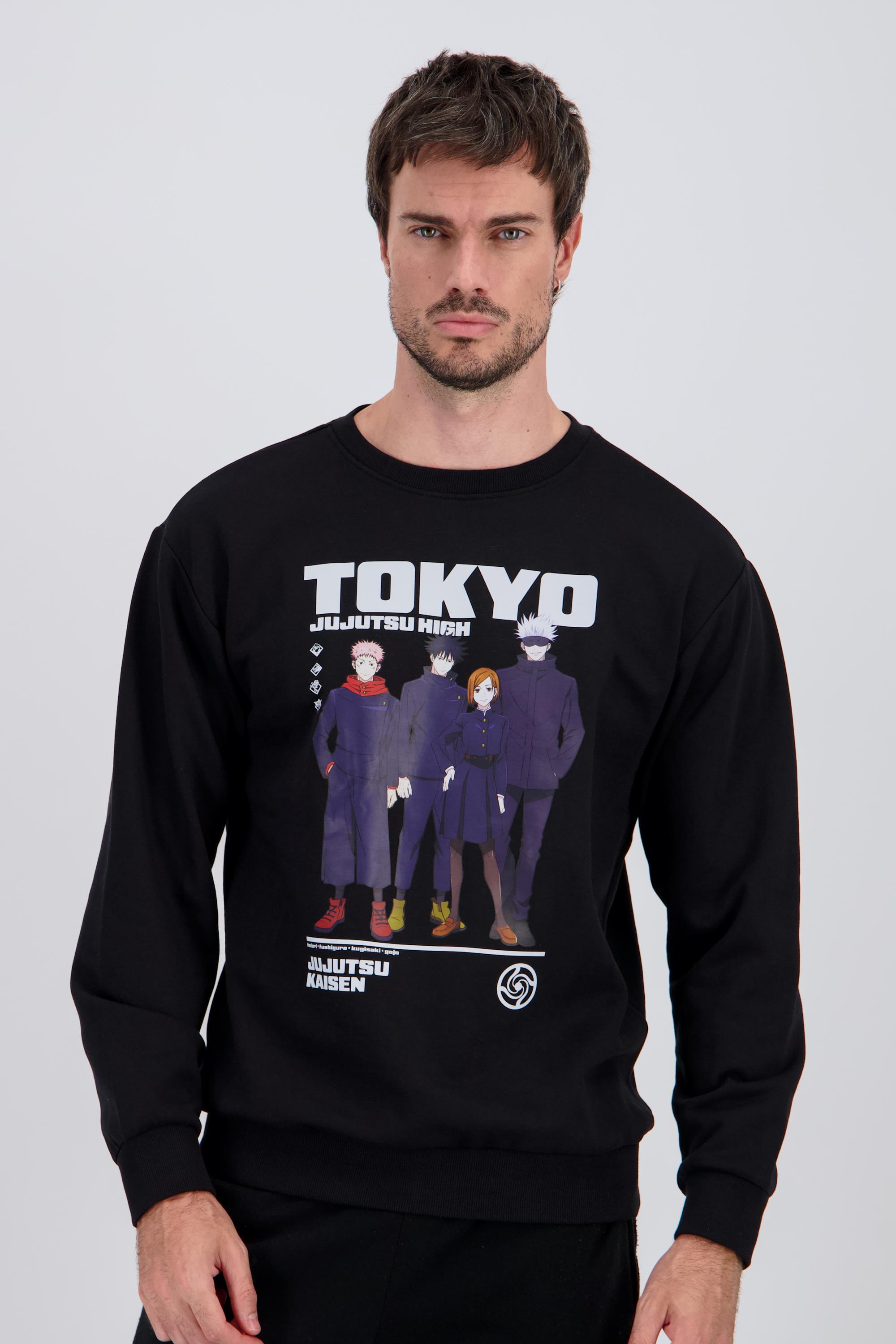 Sudadera Tokyo Jujutsy High - Negro - Hombre talla L