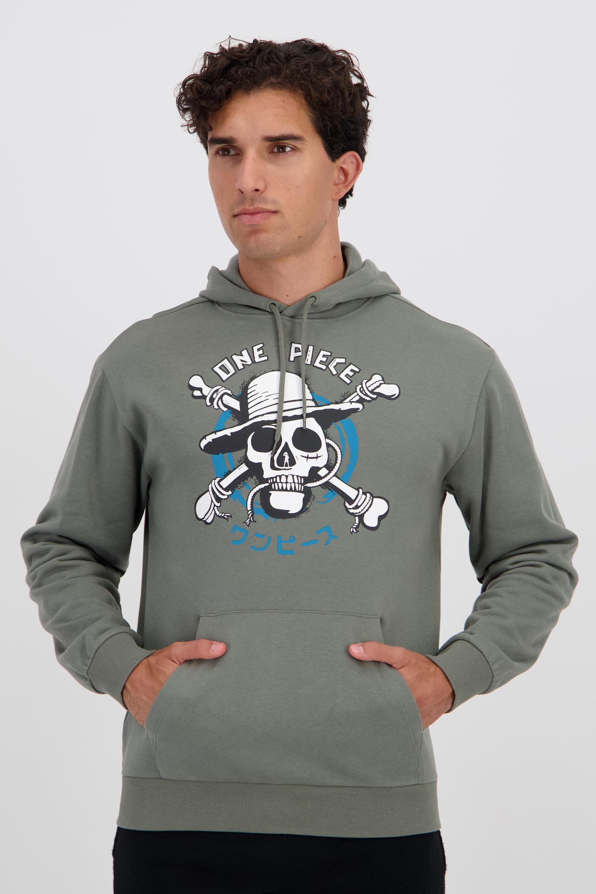 Sudadera One Piece - Gris - Sudadera Hombre talla L