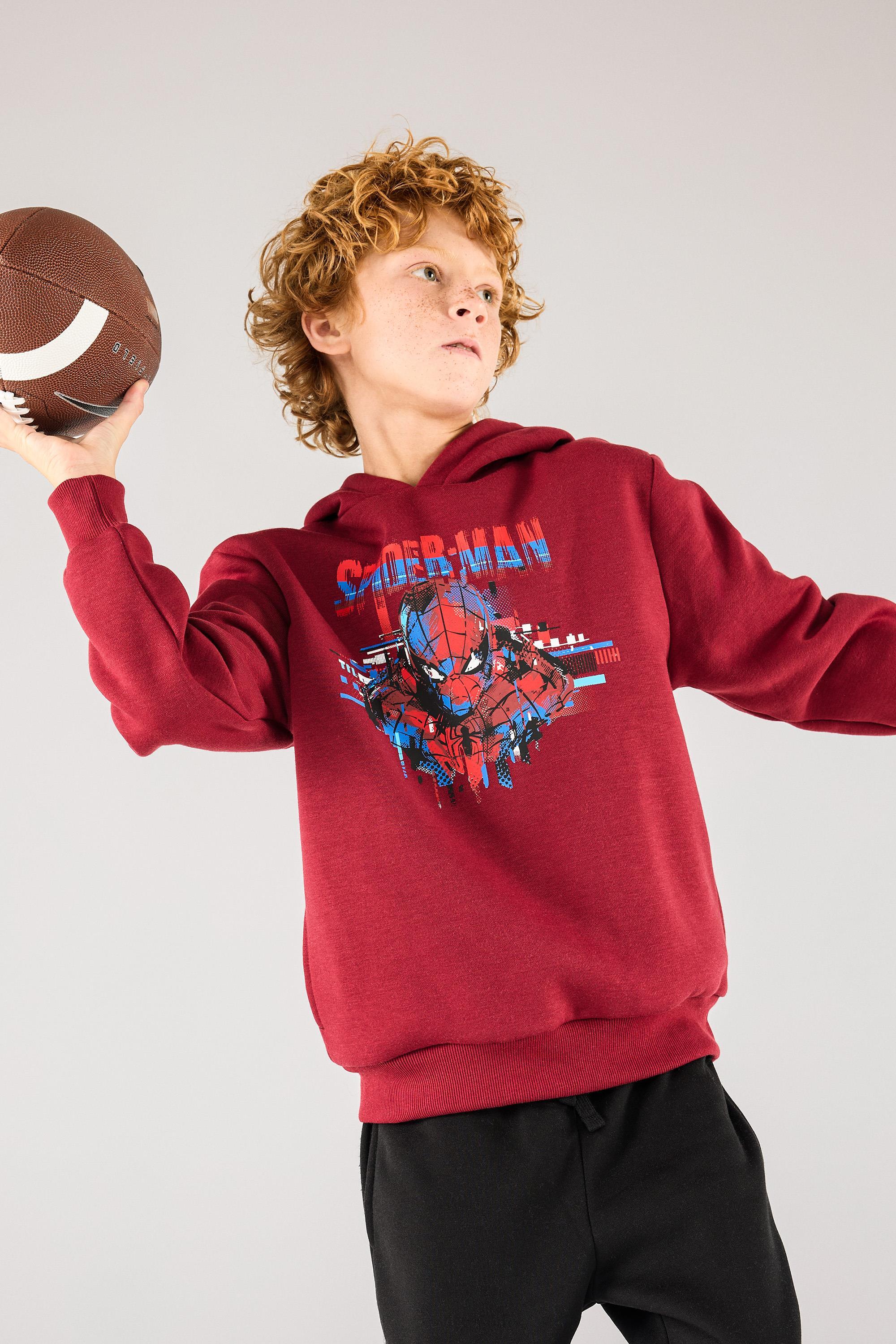 Sudadera Spiderman - Rojo - Sudadera Niño Marvel talla 10