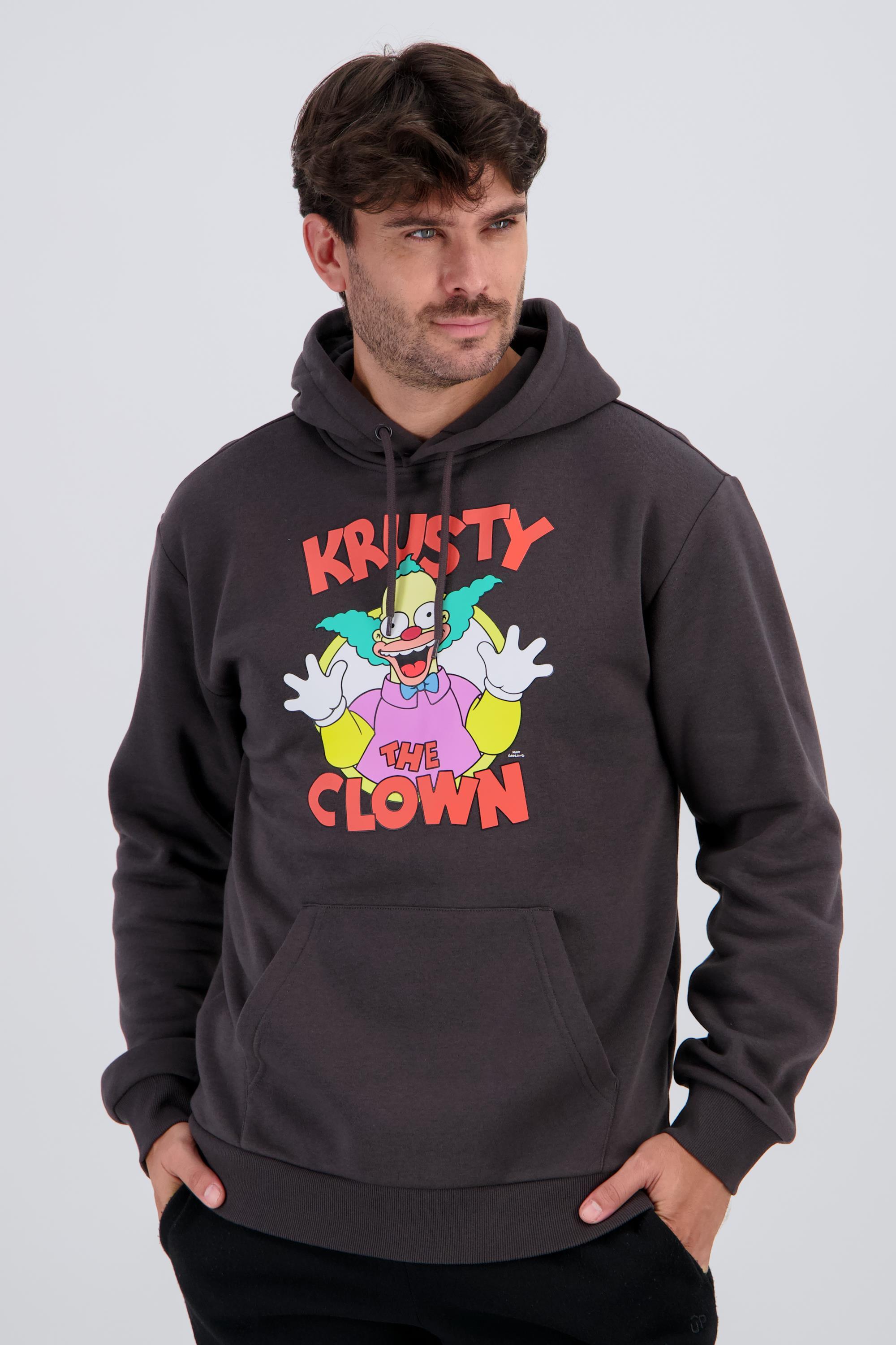 Sudadera Krusty - Gris - Hombre The Simpsons talla 2XL