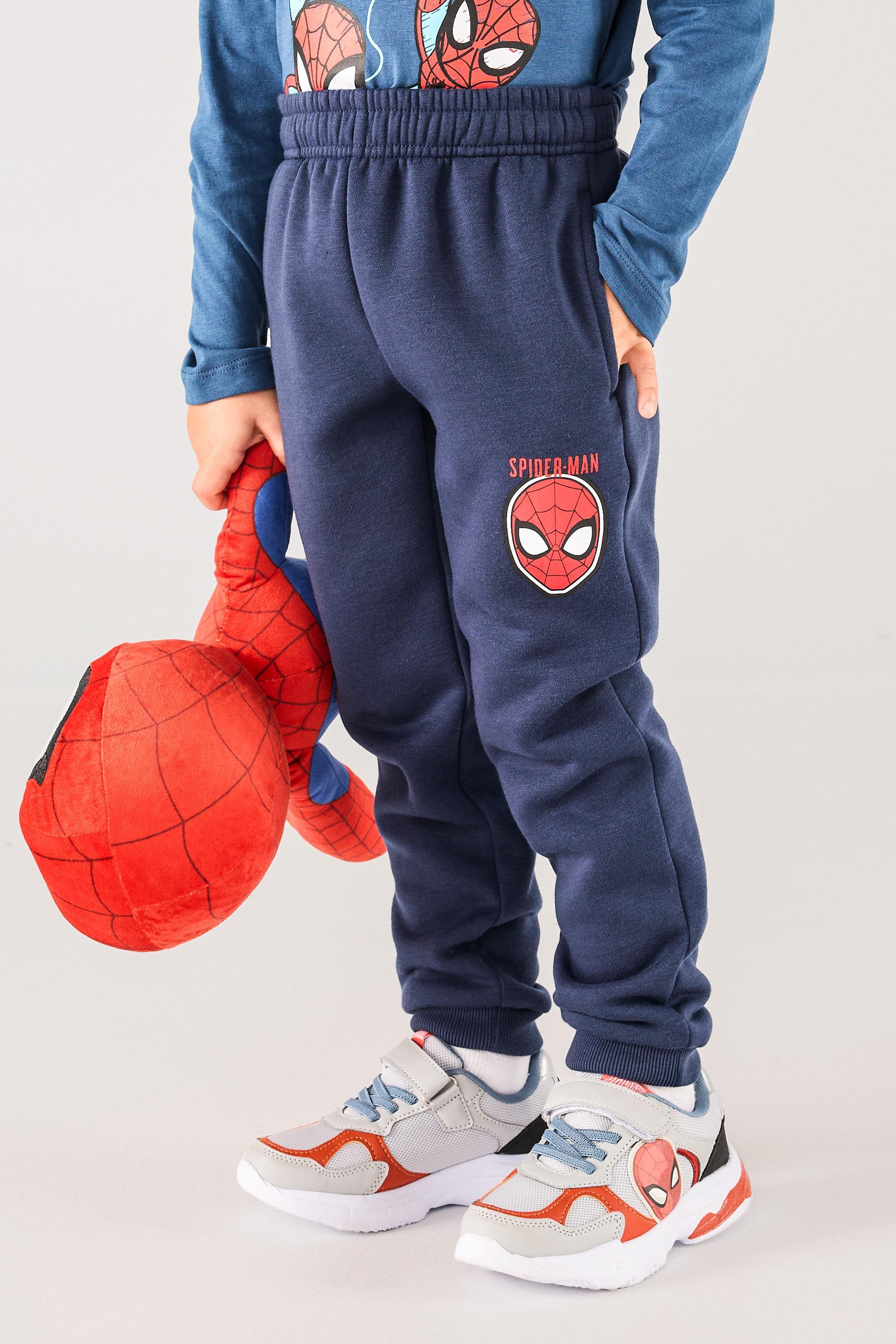 Pantalón Chándal Spiderman - Azul Niño Marvel talla 8