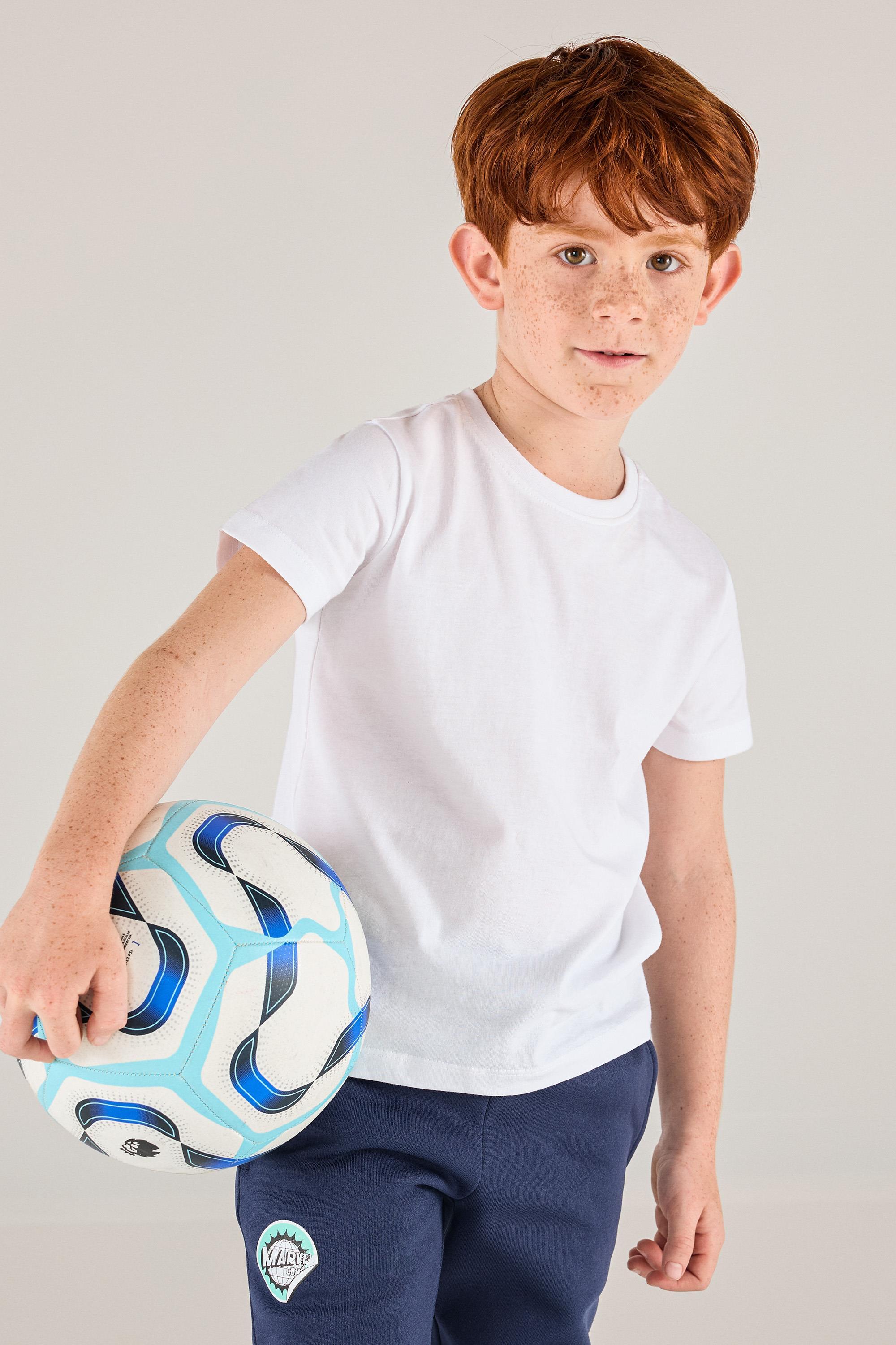 Camiseta Manga Corta Up - Blanco Niño talla 8
