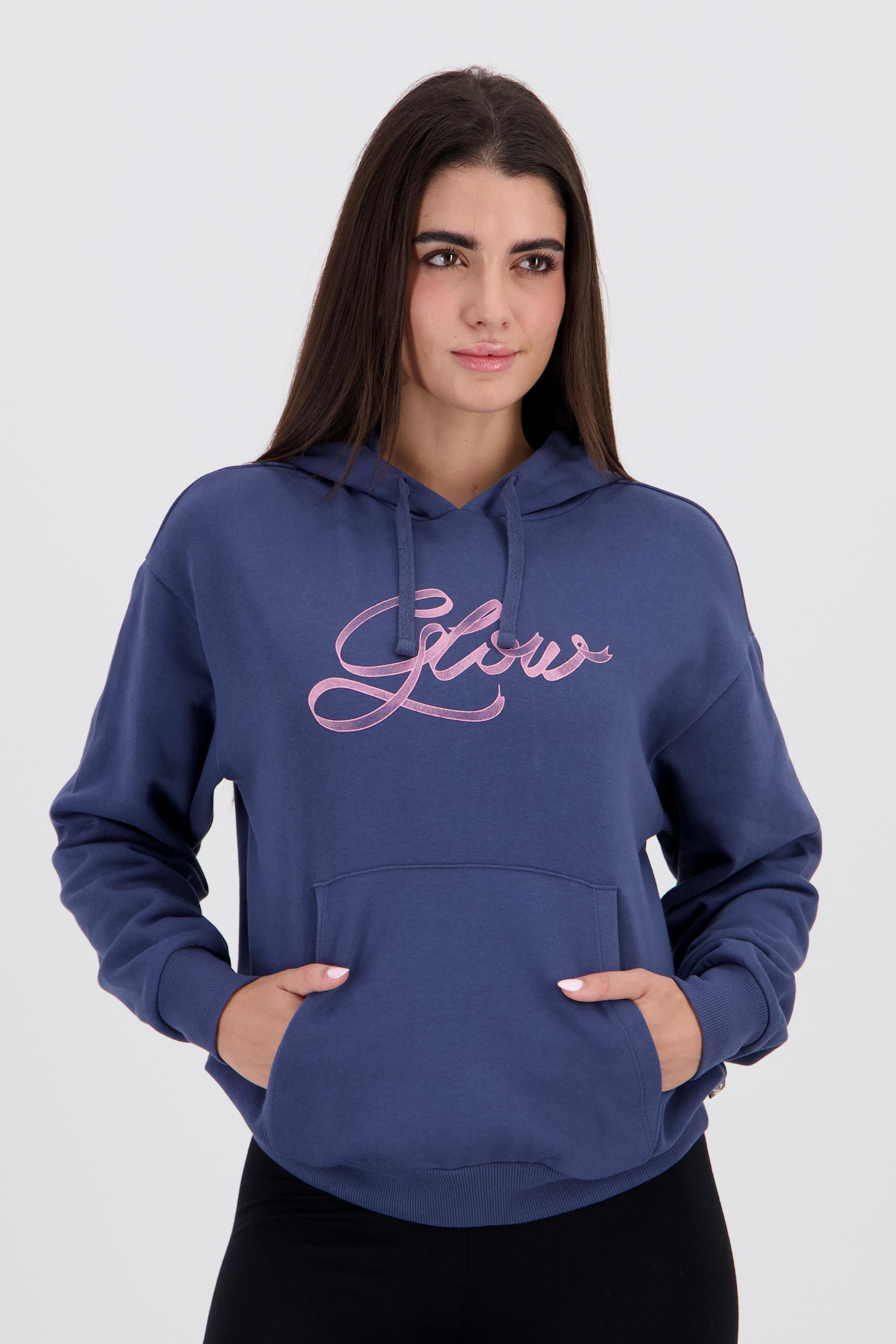 Up Glow - Denim - Sudadera Capucha Mujer talla XS