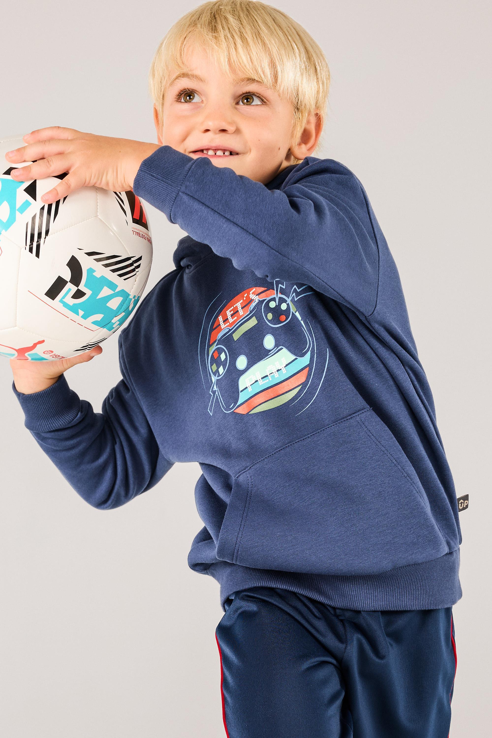 Sudadera Capucha Up - Denim - Sudadera Felpa Niño talla 8