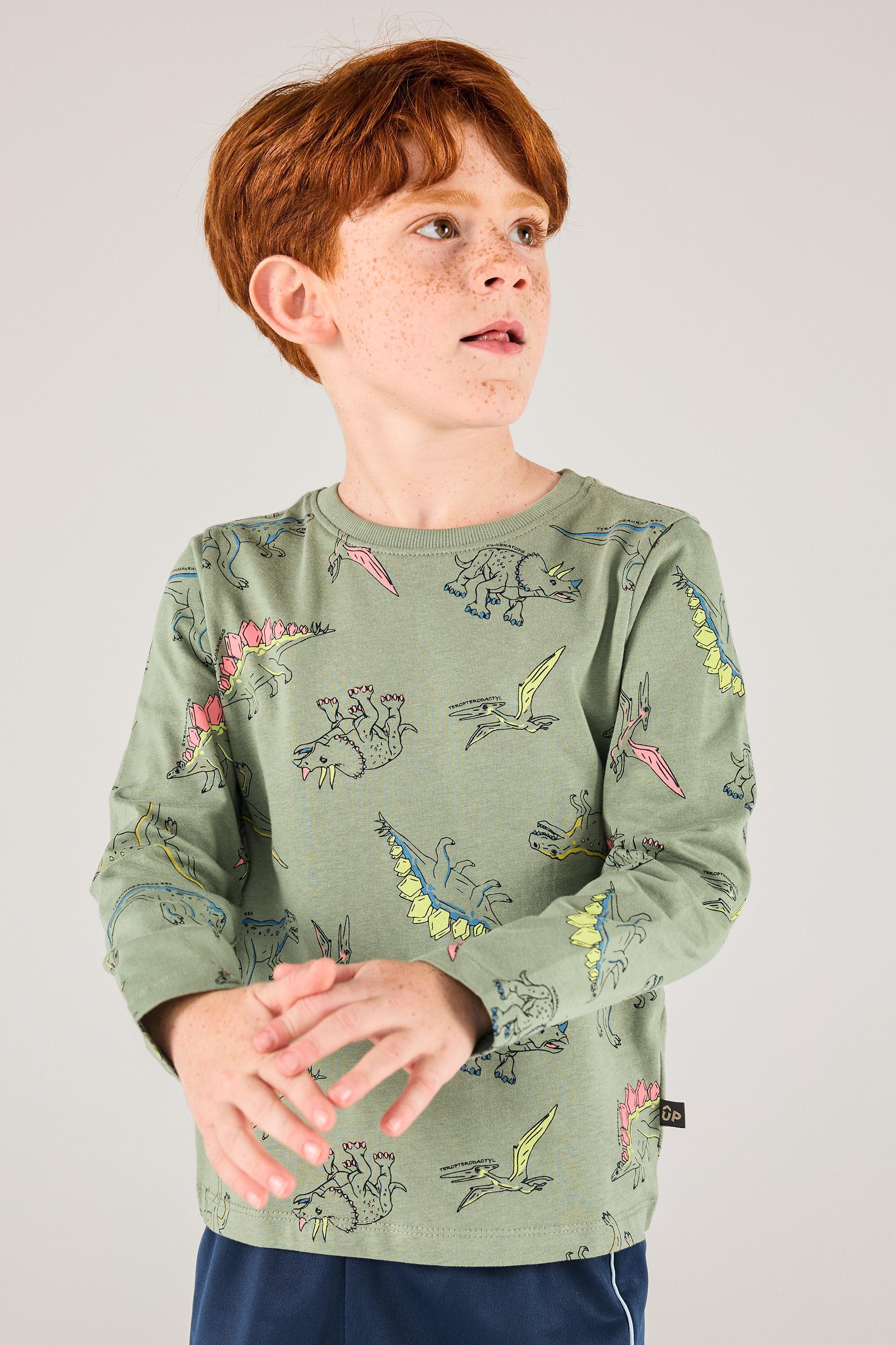 Camiseta Manga Corta Up - Verde Niño talla 2