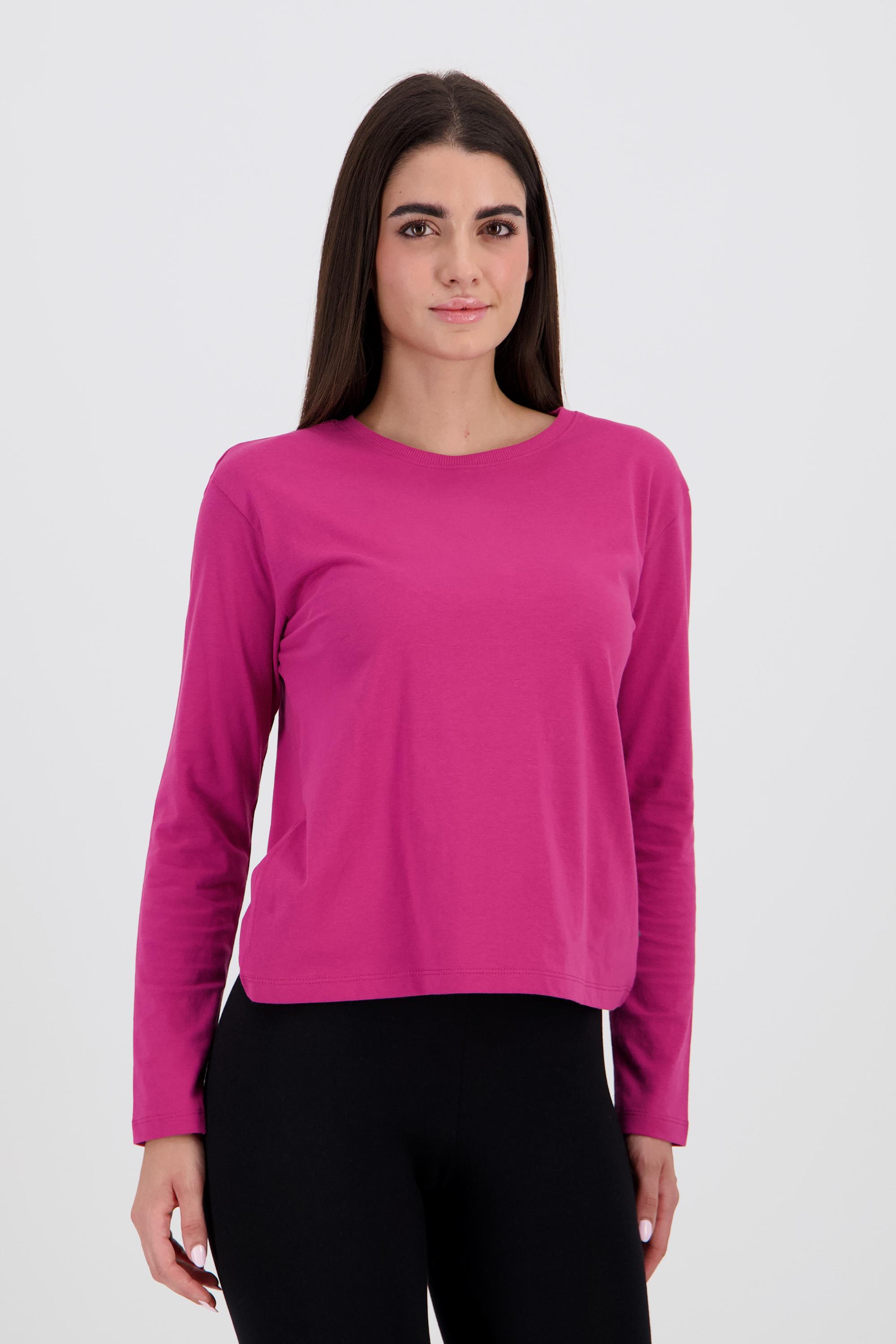 Up Basic - Rojo - Camiseta Manga Larga Mujer talla L