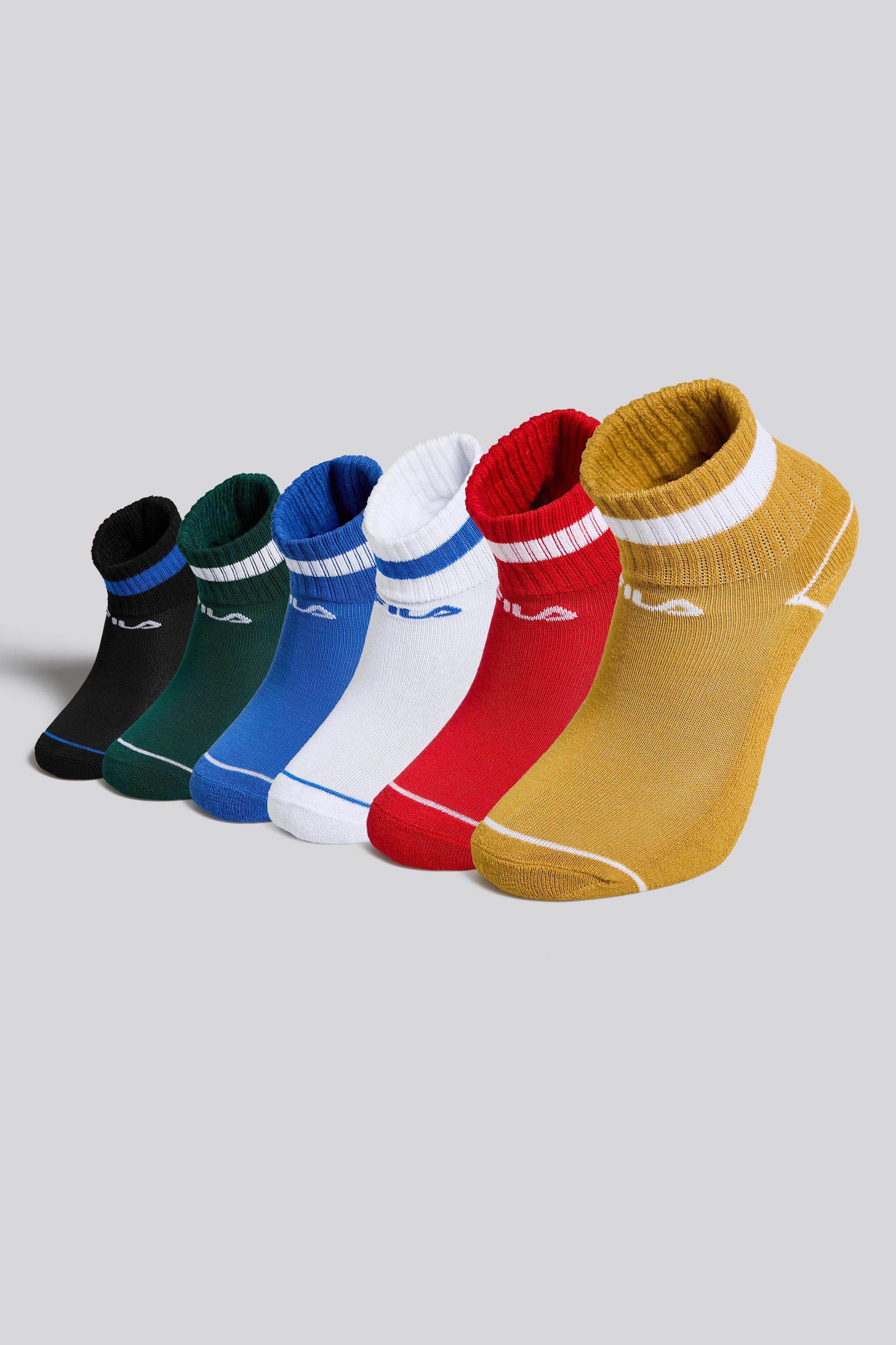 Calcetines Cortos Deporte Fila Pack 6 Niños talla T.U.
