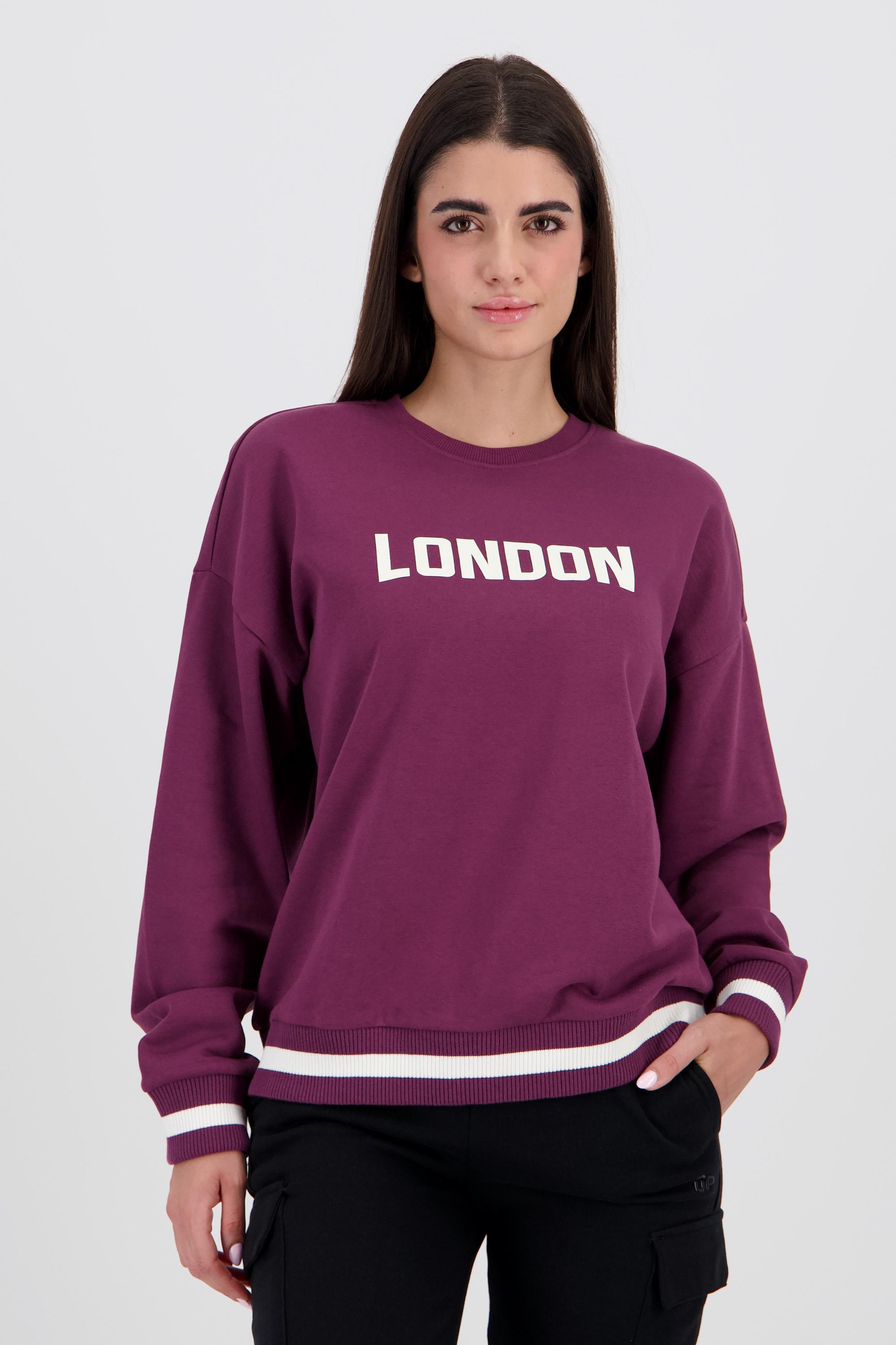 Up London - Rojo - Sudadera Felpa Mujer talla 2XL