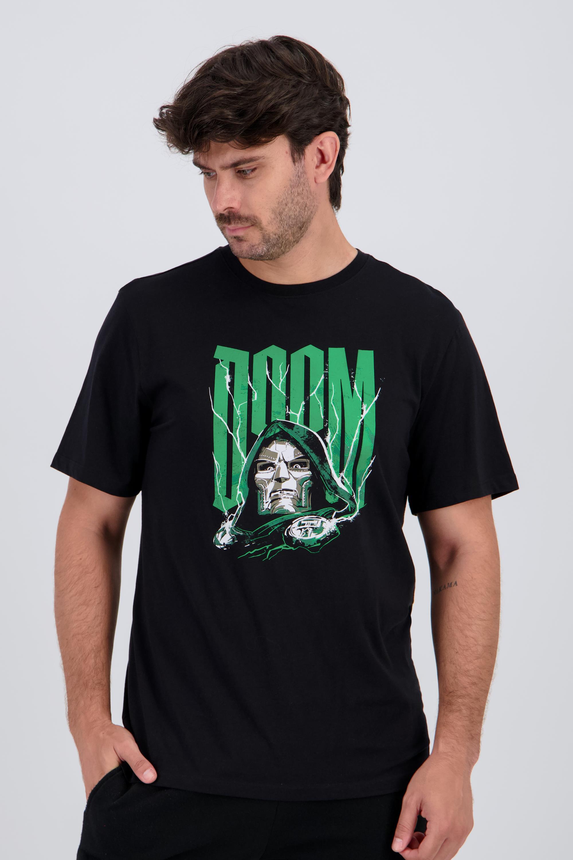 Camiseta Doom - Negro - Camiseta Hombre Marvel talla S