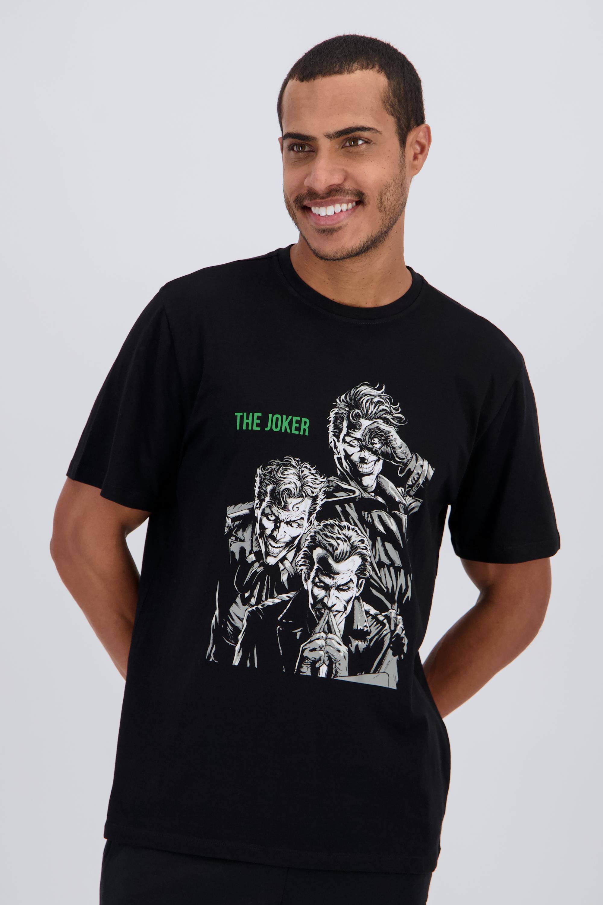 Camiseta Joker - Negro - Camiseta Hombre DC Comics talla S