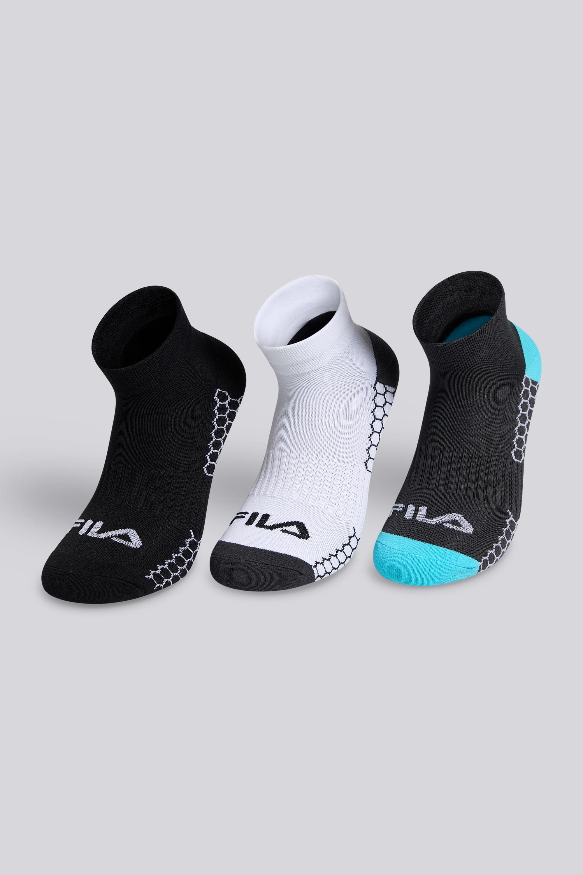 3 Calcetines Cortos Deporte Fila - Running Hombre talla L