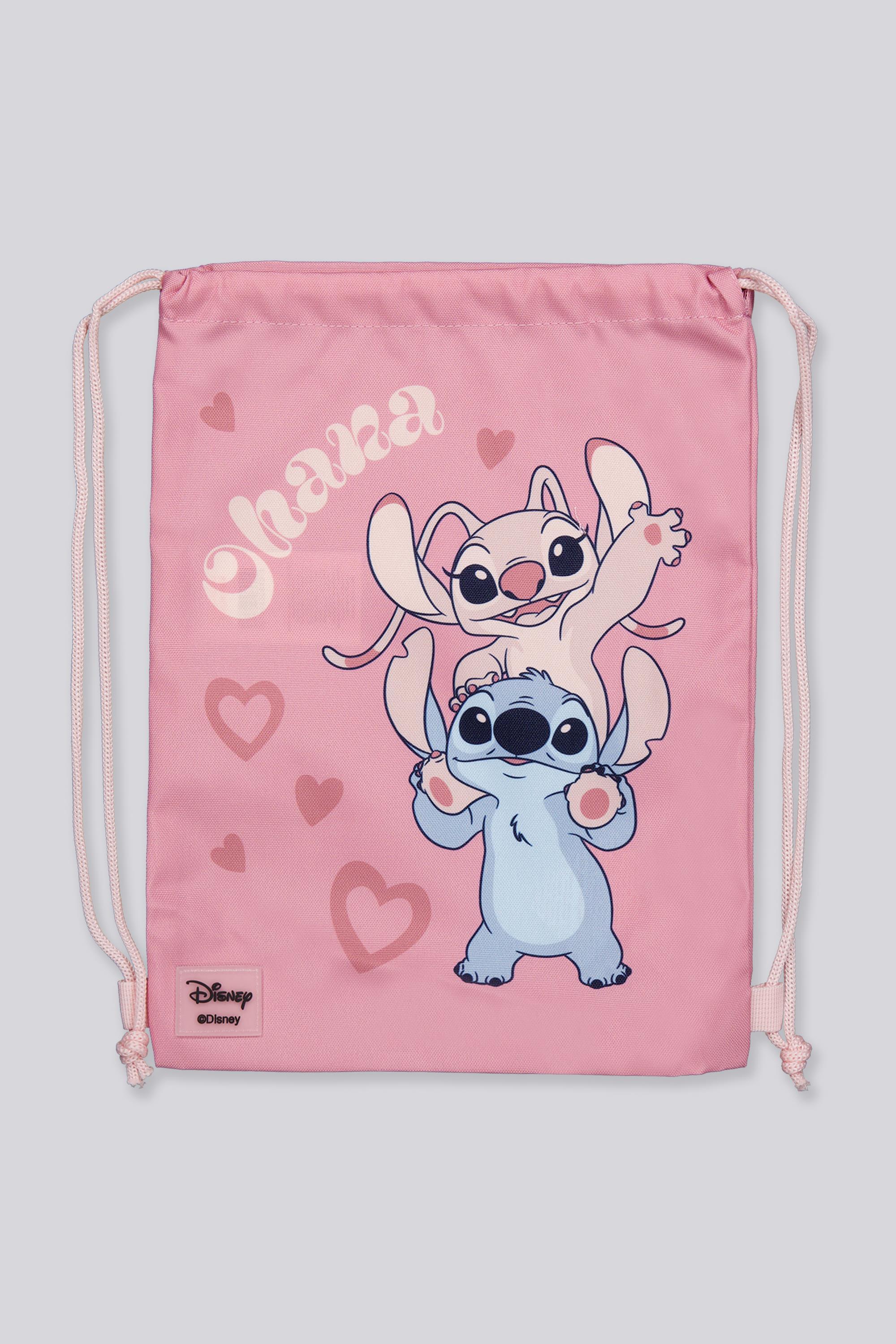 Bolsa Ohana - Rosa - Mochila Cuerdas Niños Disney talla T.U.