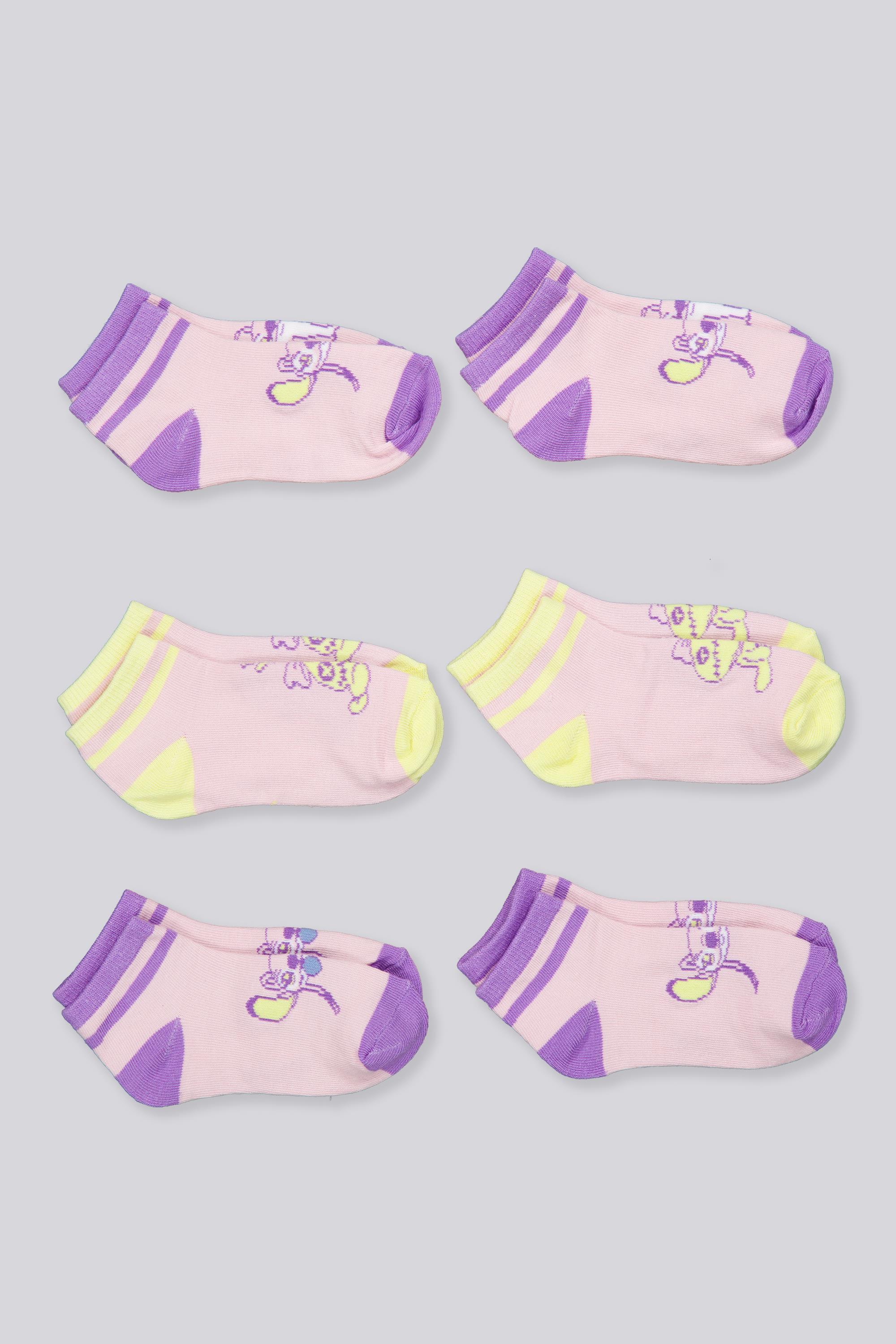 Calcetines Cortos Deporte Lilo & Stitch Pack 6 Niños talla T.U.