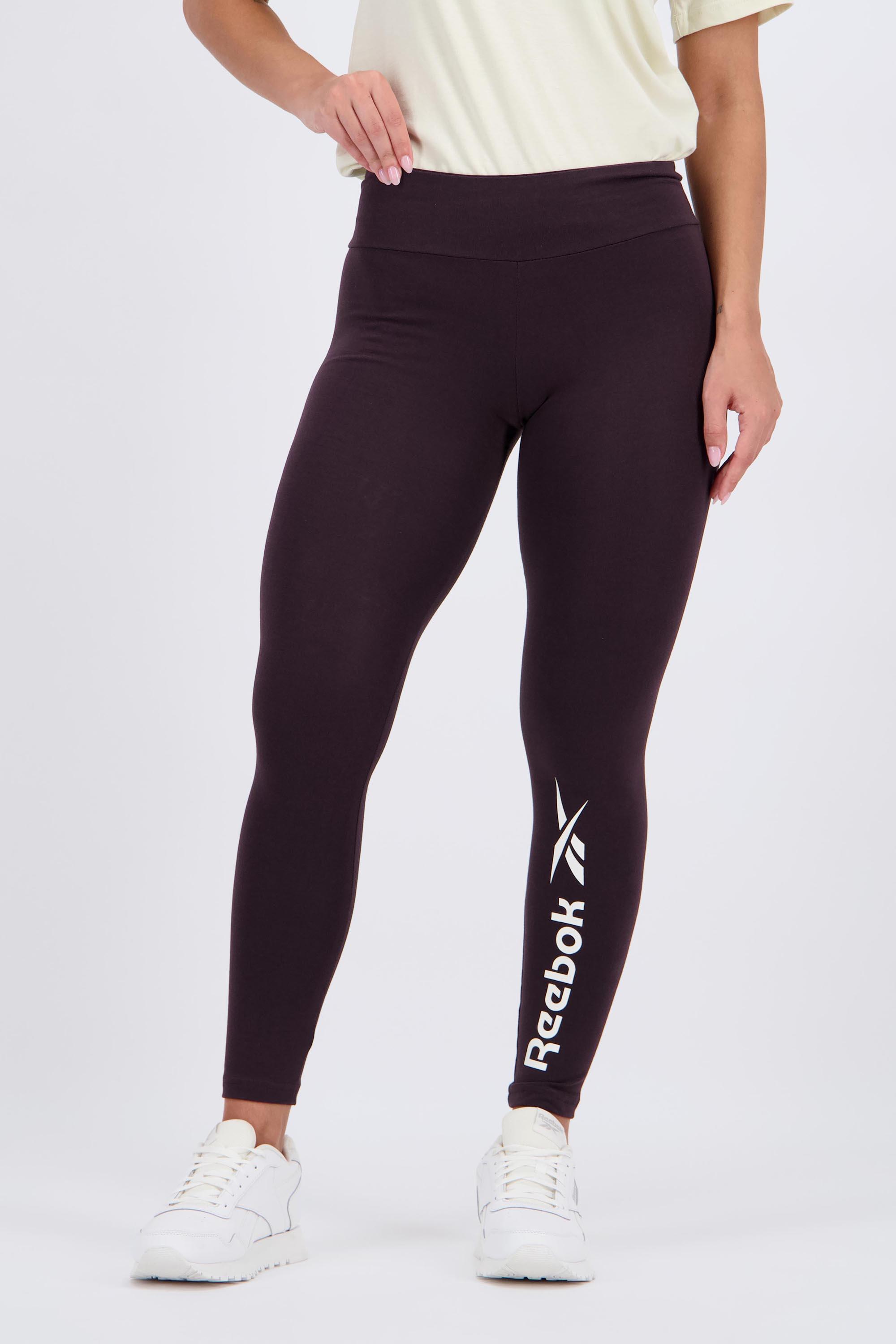 Mallas Largas Reebok - Marrón - Leggings Mujer talla M