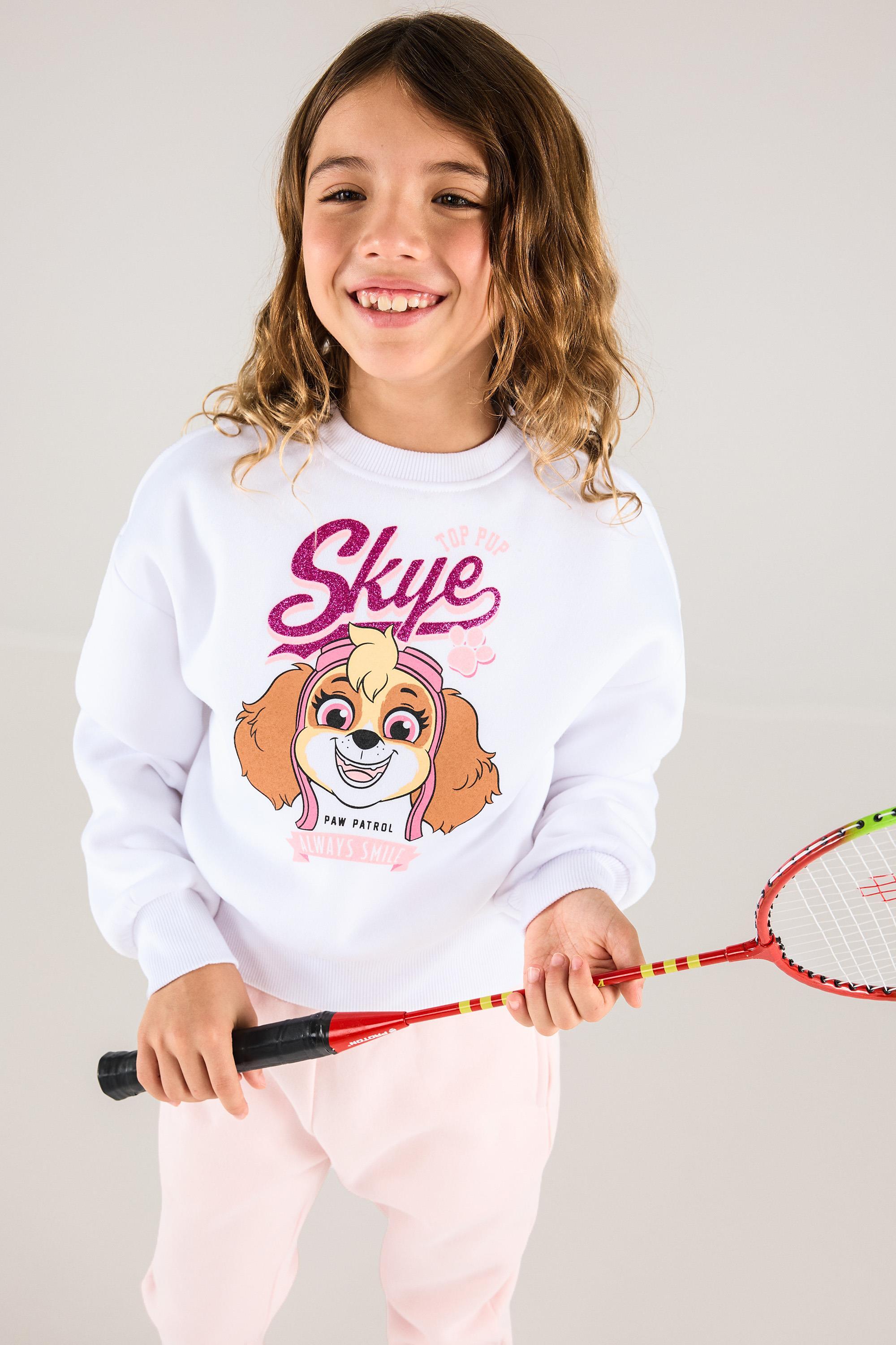 Chándal Felpa Skye - Blanco Niña Patrulla Canina talla 8