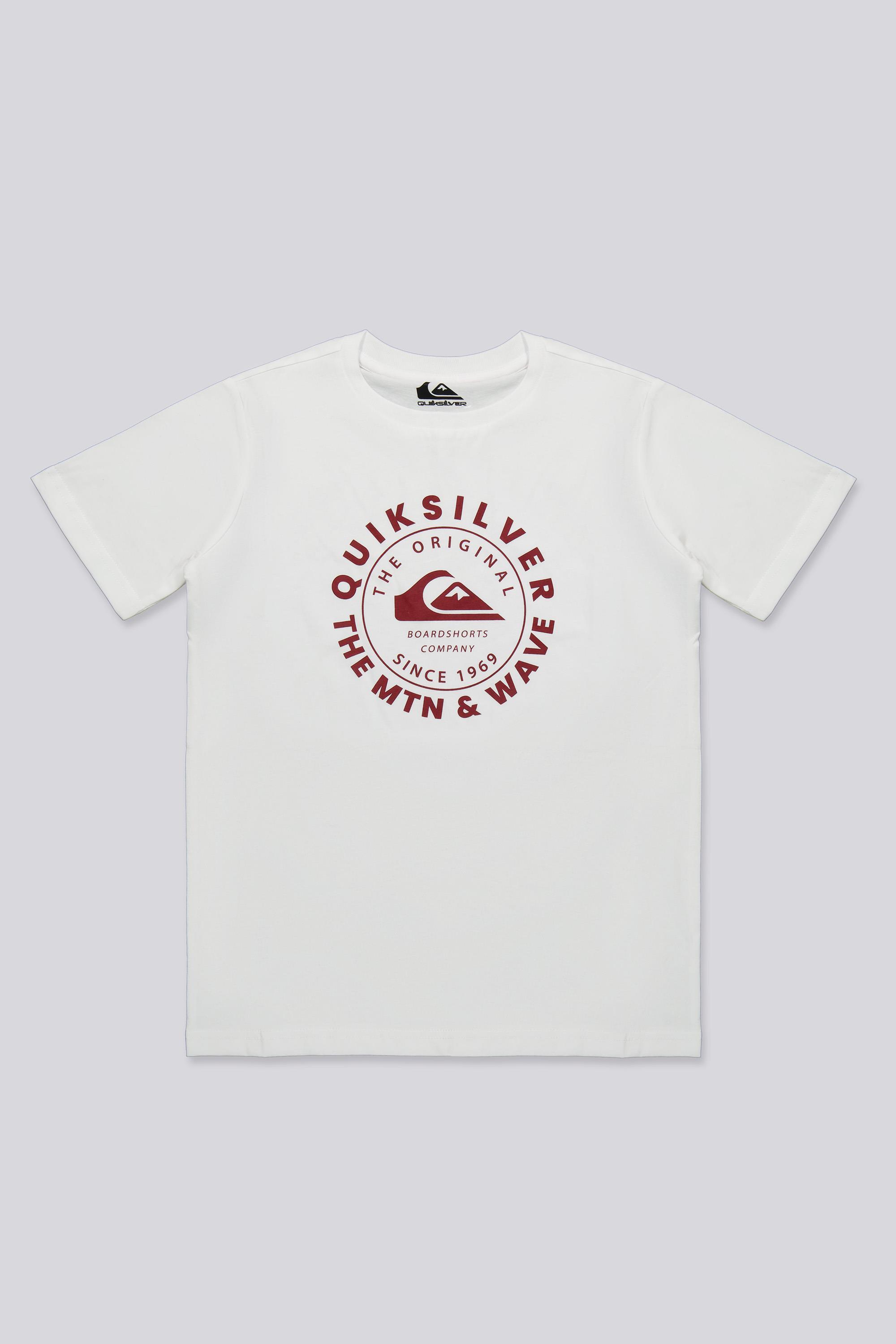 Camiseta Quiksilver - Blanco - Camiseta Algodón Niño talla 10