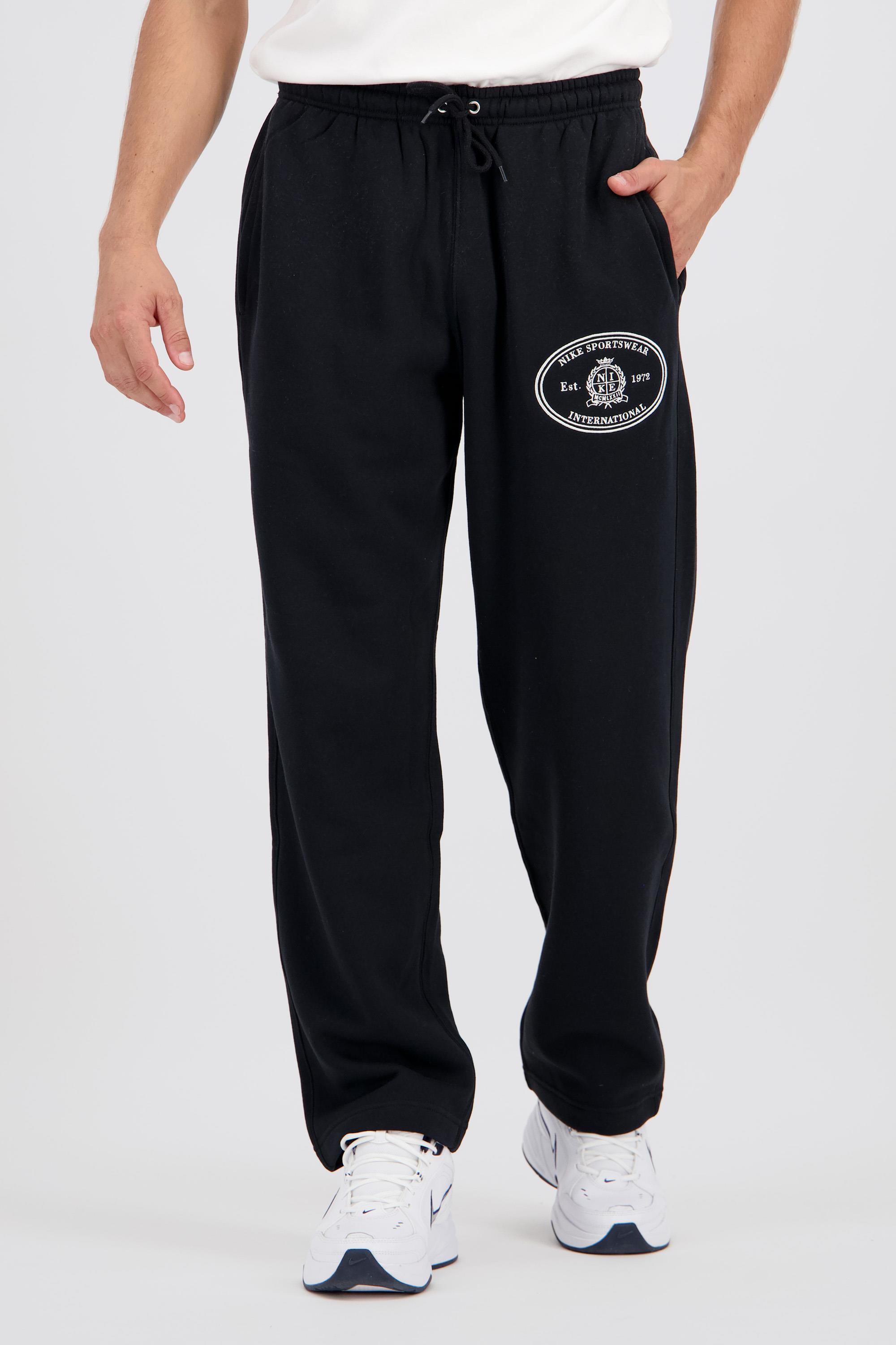 Nike Tennis - Negro - Pantalón Algodón Hombre talla M