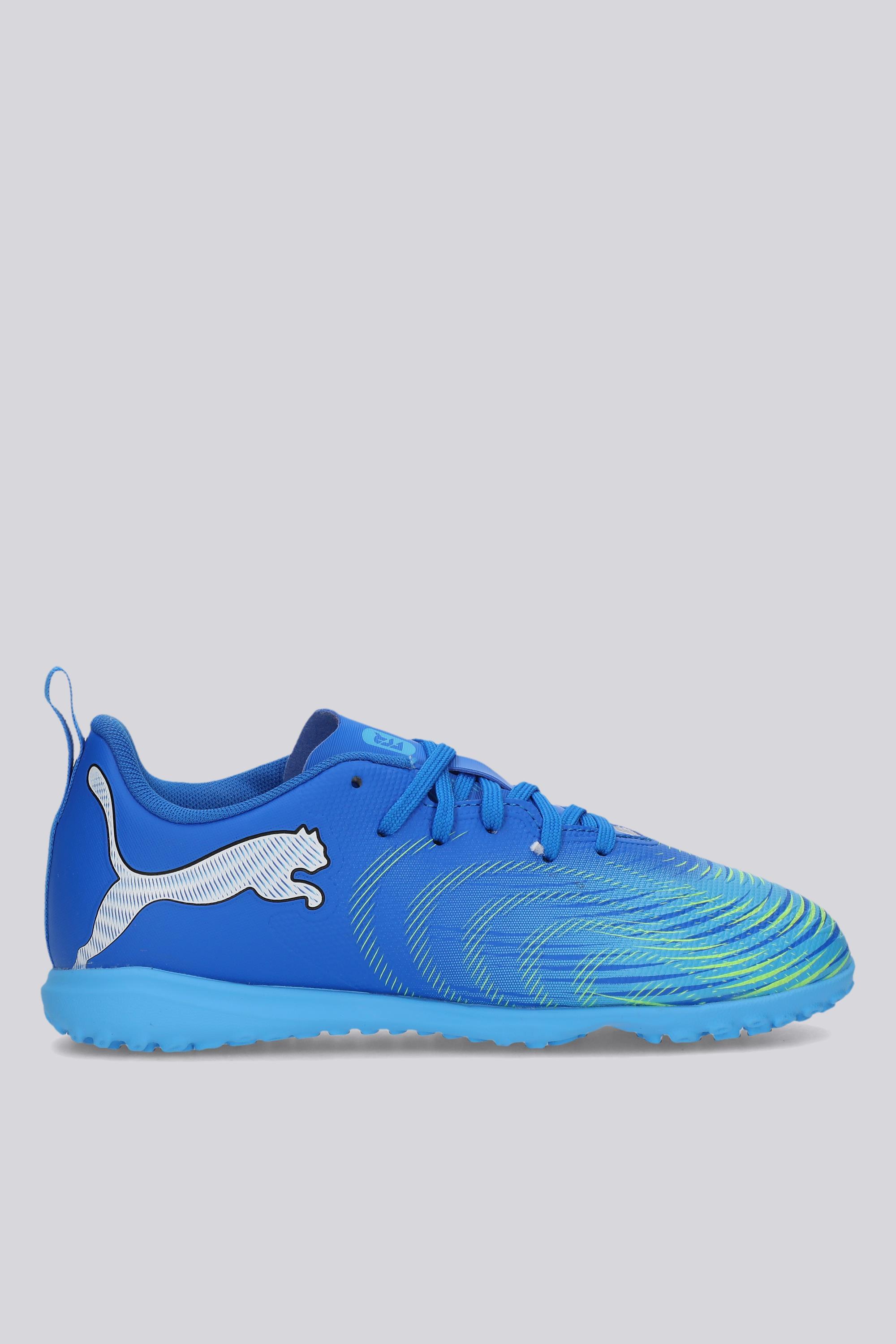 Botas Fútbol Turf Niños Puma Future 9 Play Azules