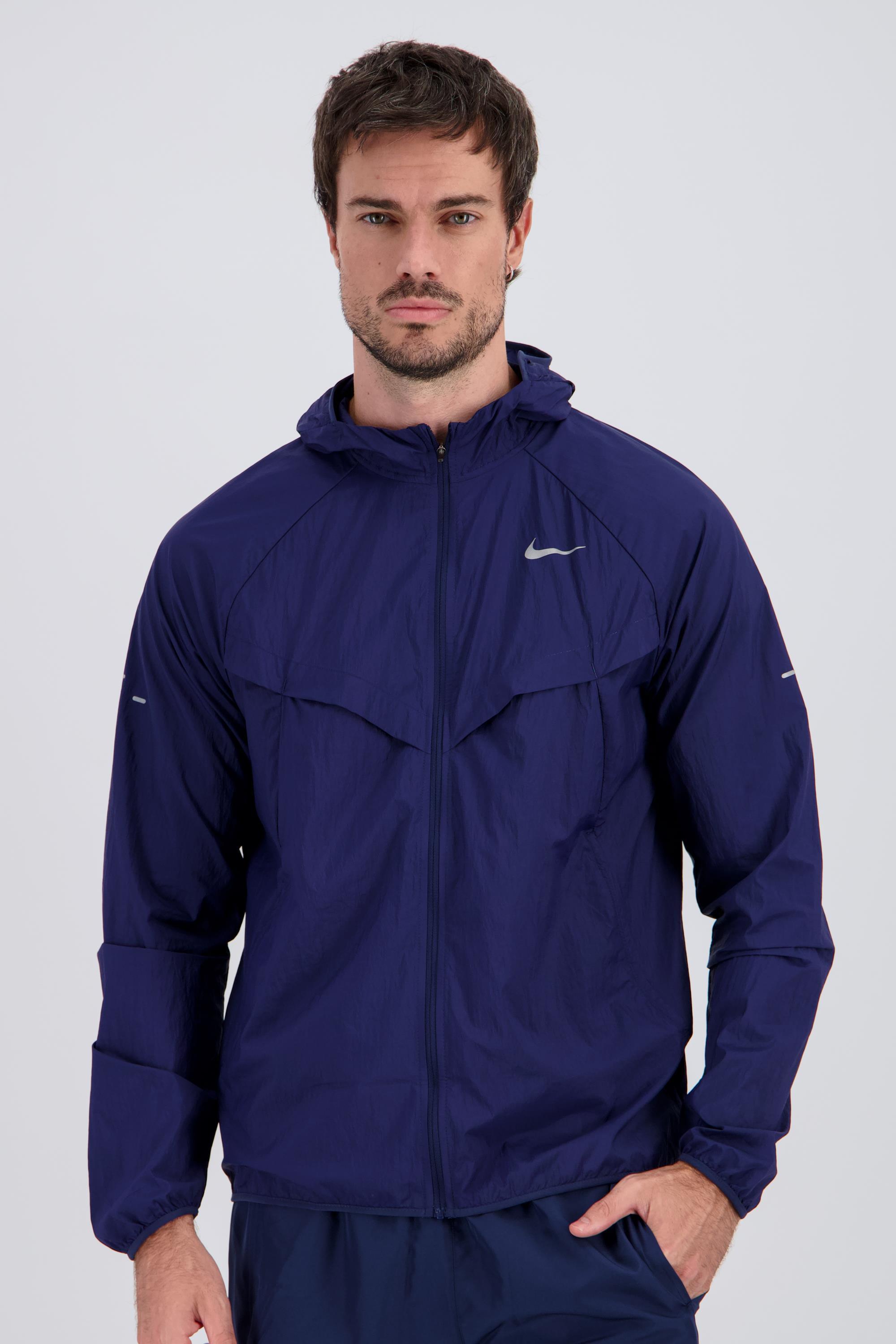 Nike Stride - Azul - Cortavientos Repelente Agua talla L
