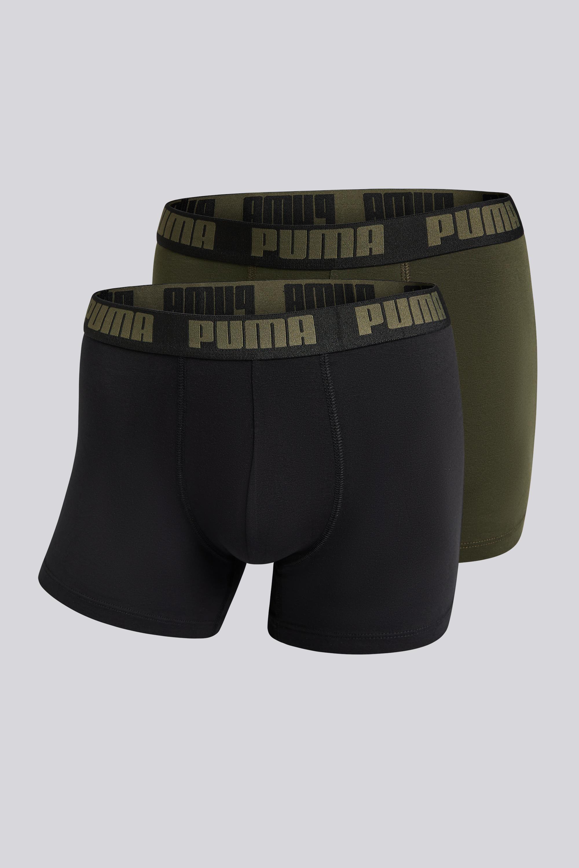 Puma Basic Calzoncillos Bóxer Hombre Negros talla S