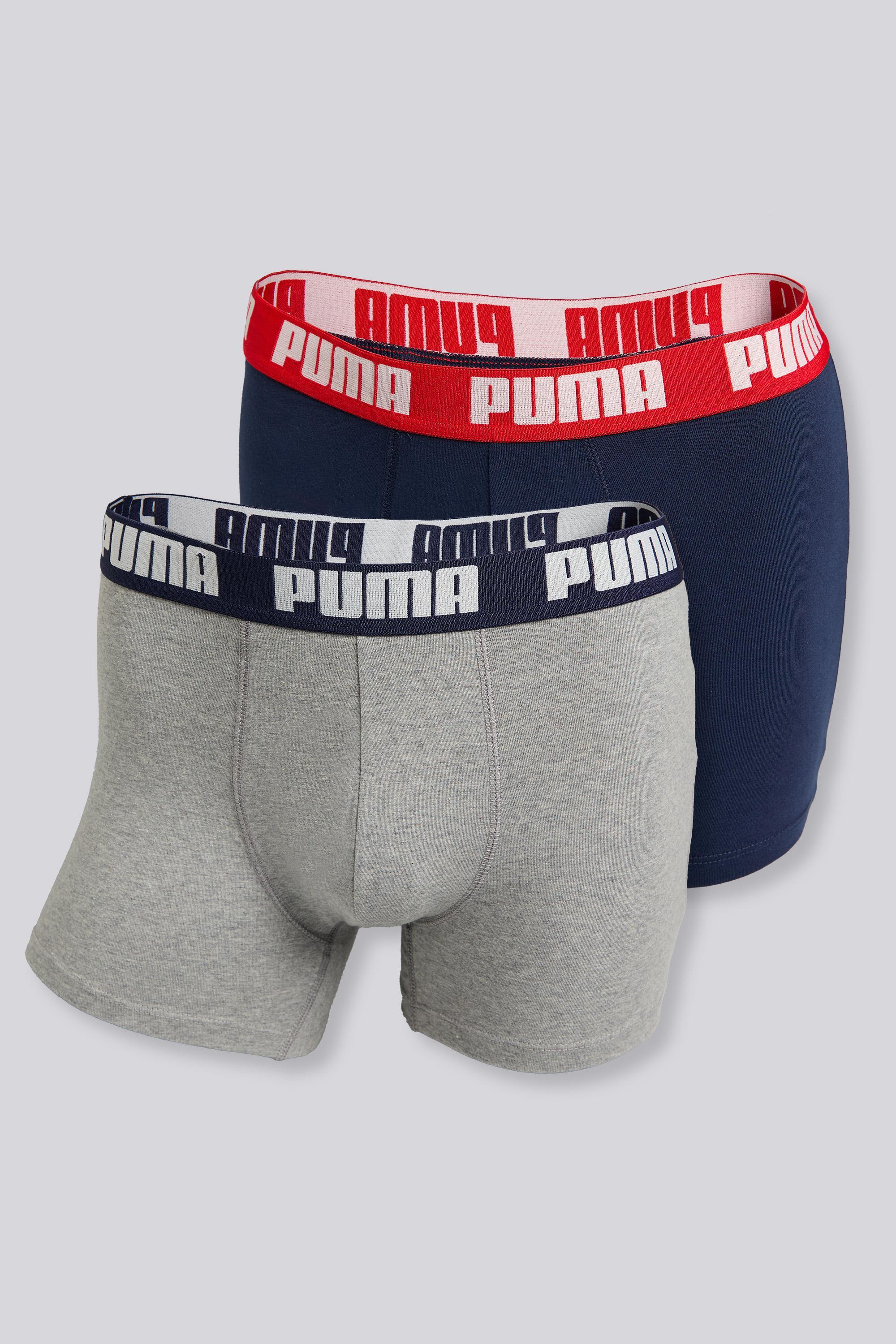 Calzoncillos Puma Pack 2 Bóxer Hombre Negros talla L