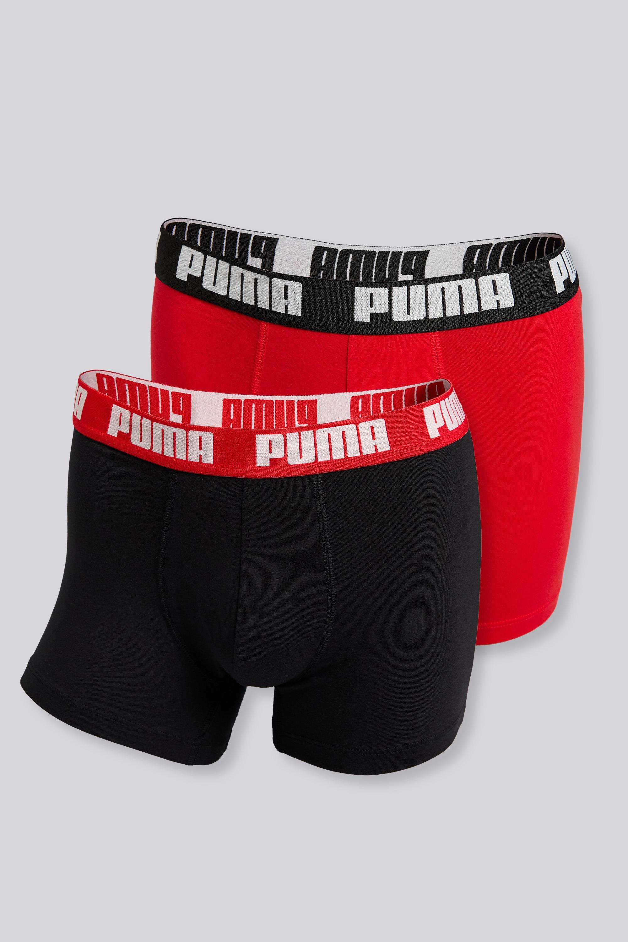 Calzoncillos Puma Pack 2 Bóxer Hombre Negros talla S
