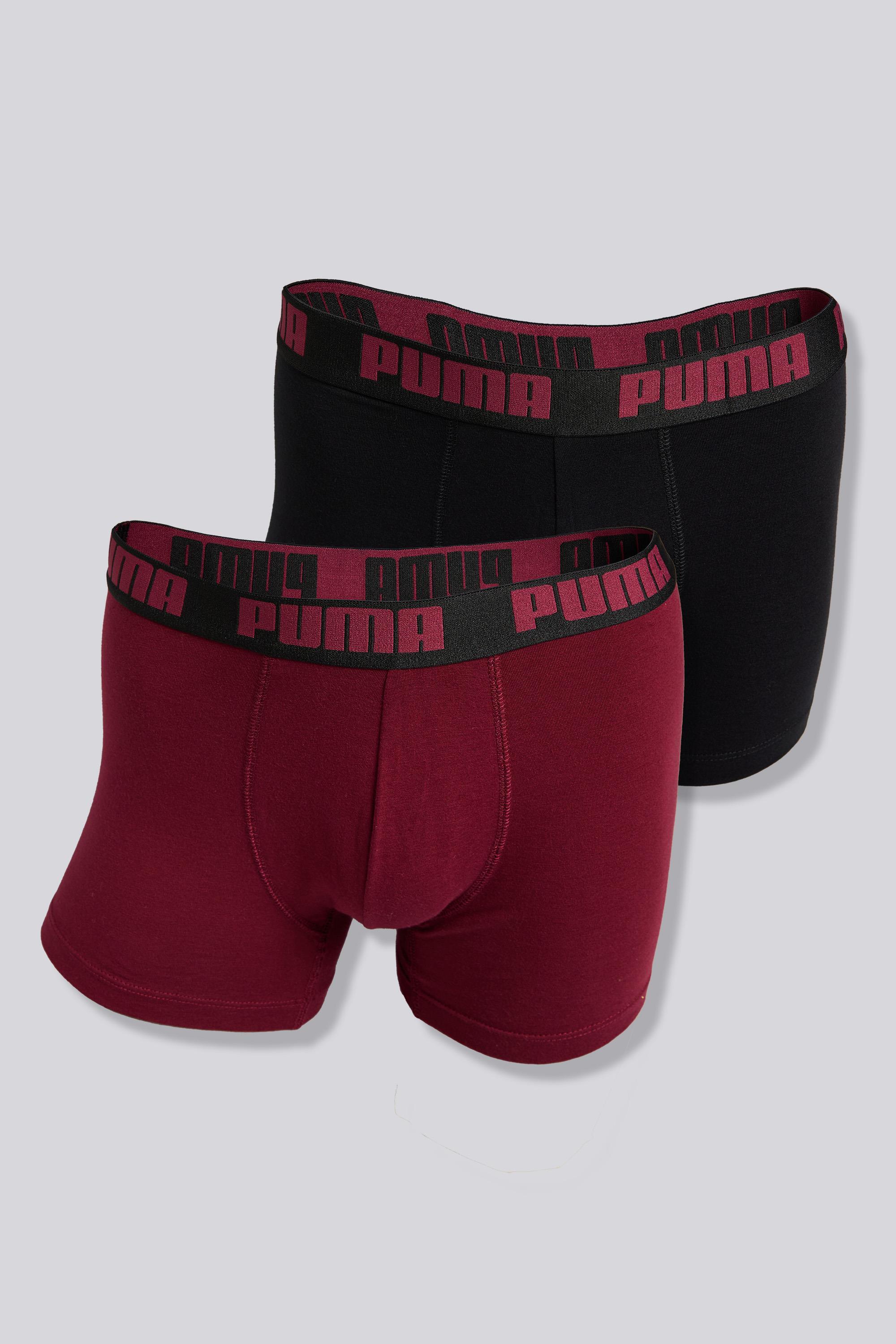 Calzoncillos Puma Pack 2 Bóxer Hombre Rojos talla S