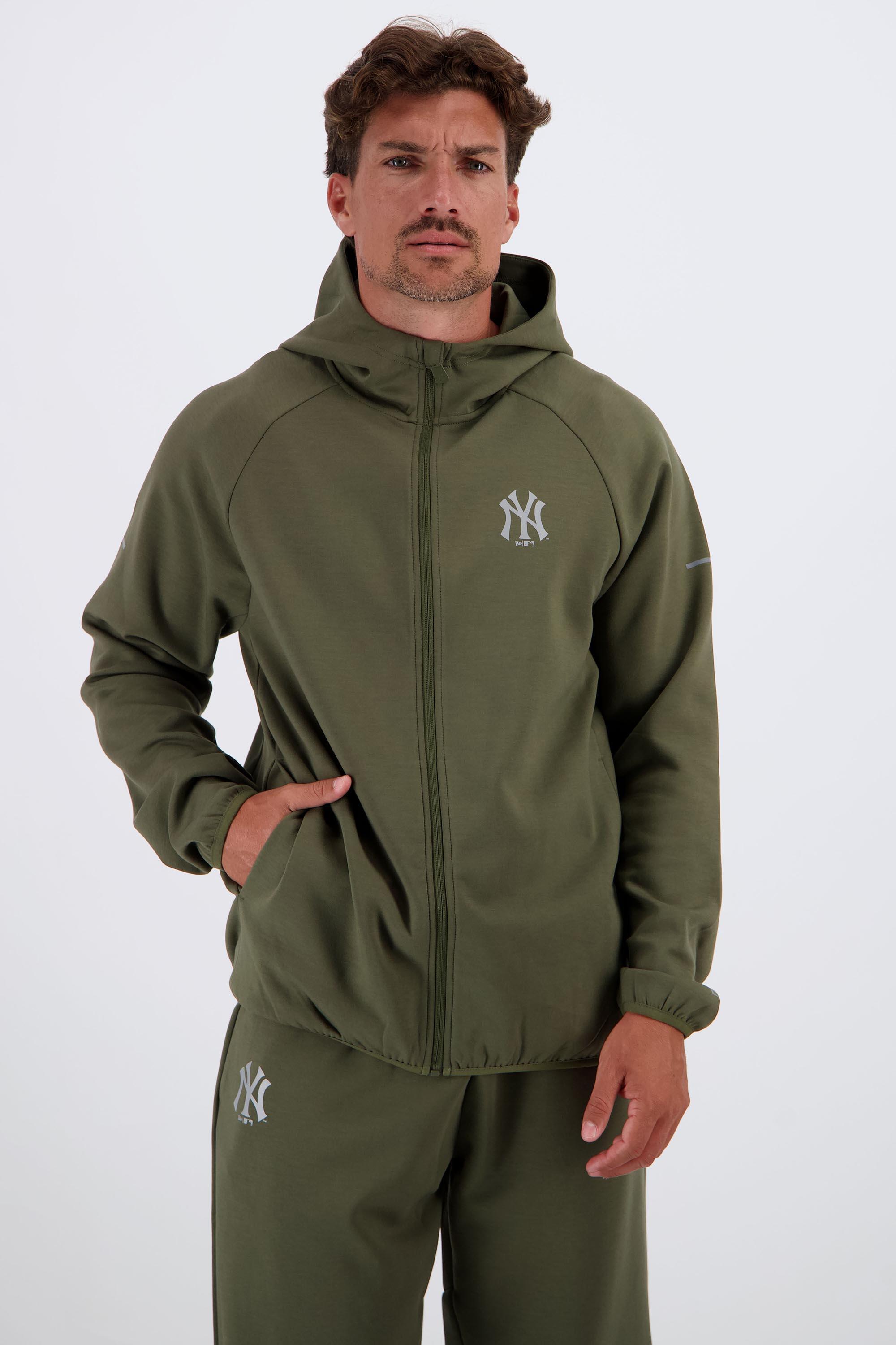New Era Core - Kaki - Sudadera Cremallera Hombre talla M