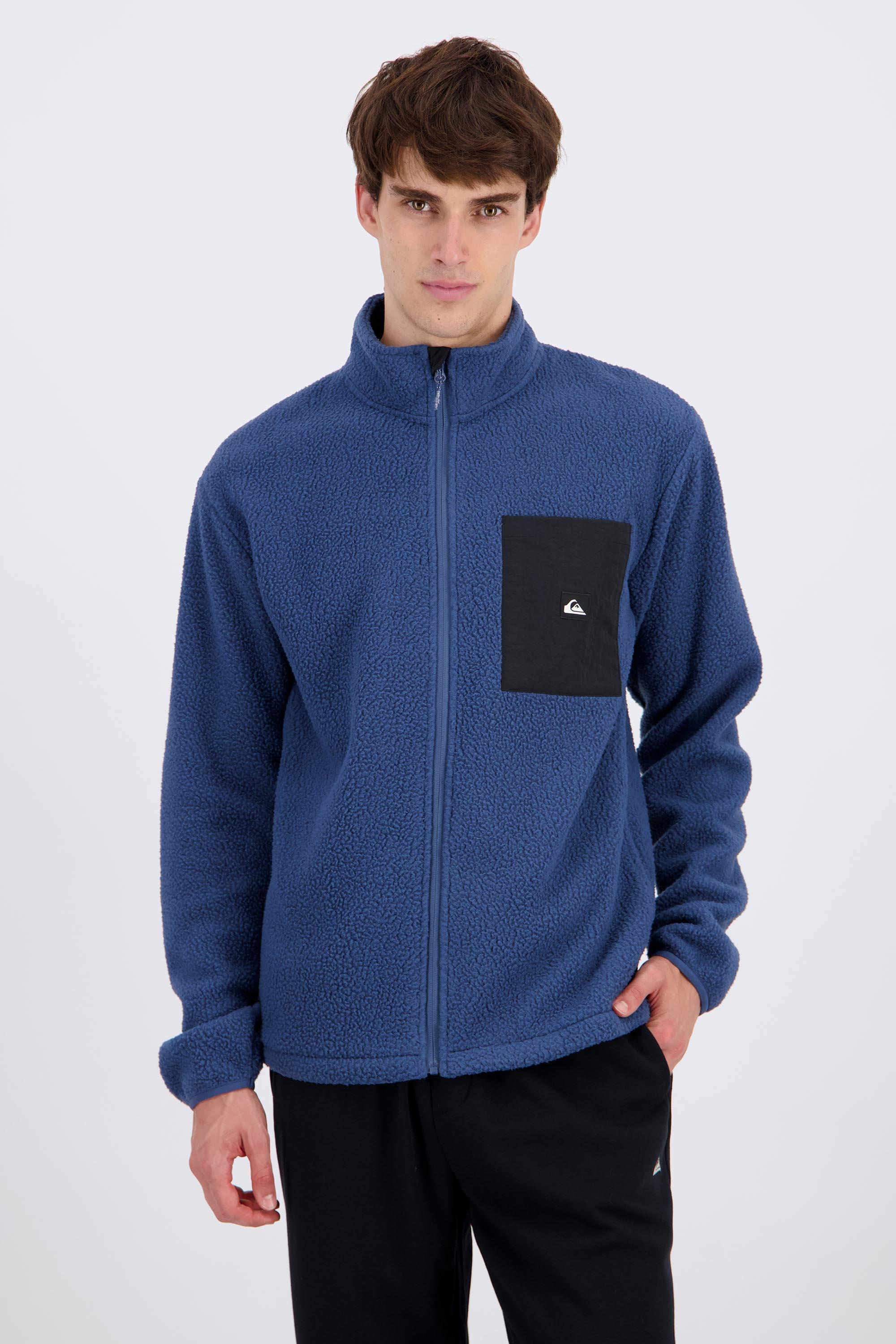 Forro Polar Quiksilver - Azul - Bolsillo Hombre talla