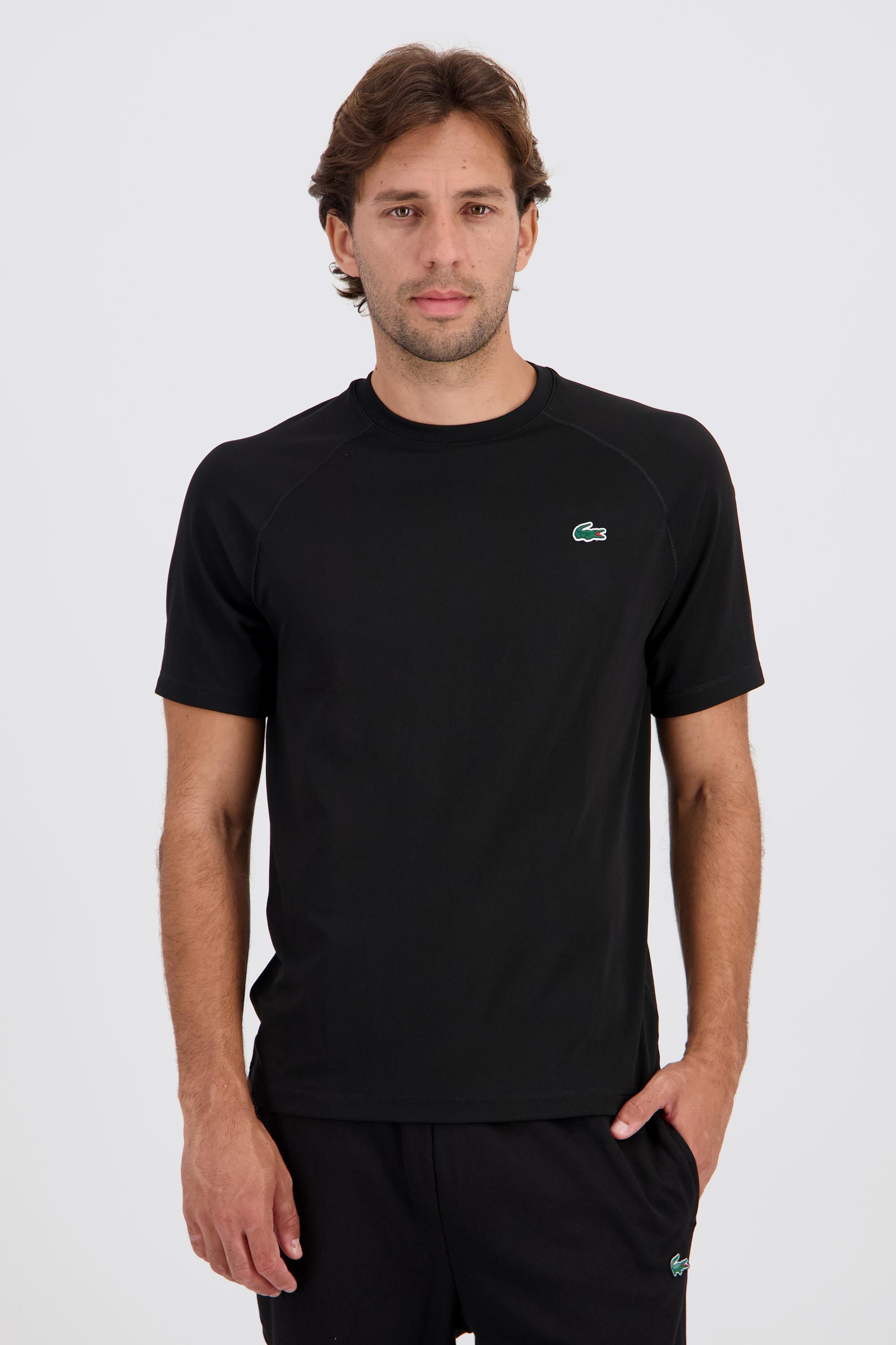 Camiseta Lacoste - Negro - Manga Corta Hombre talla XL