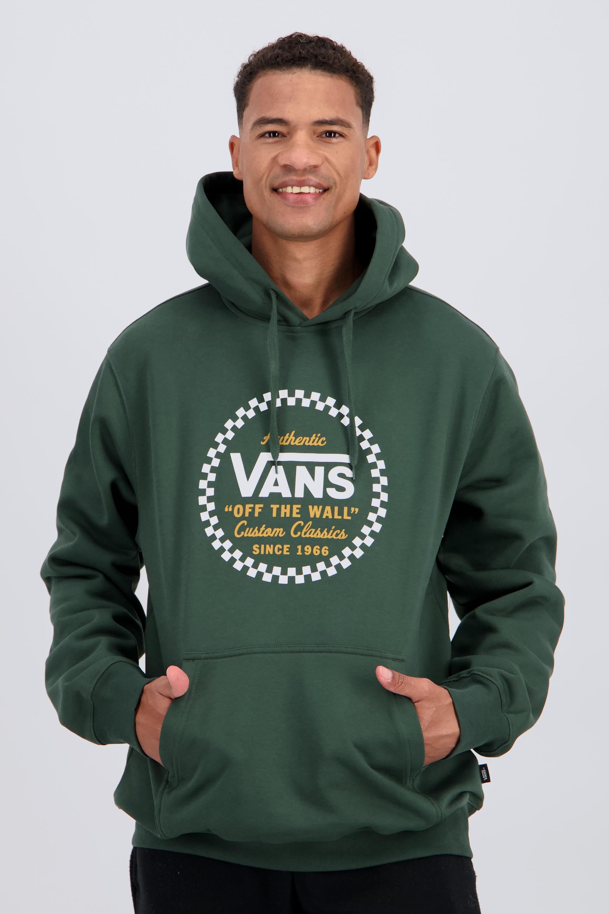 Vans Holder - Verde - Sudadera Capucha Hombre talla L