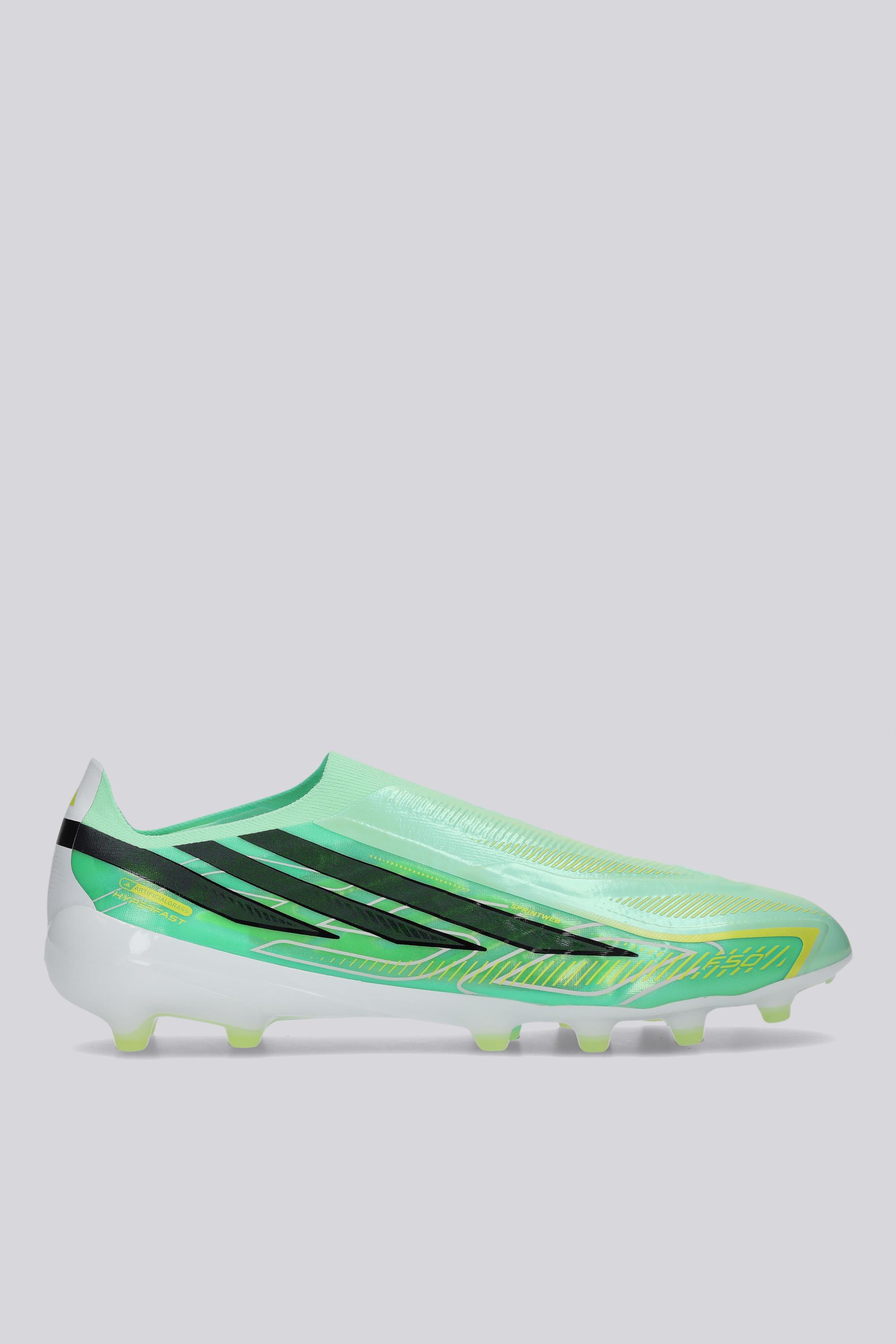 botas futbol adidas f50 hyperfast pro ll ag verdes talla 415