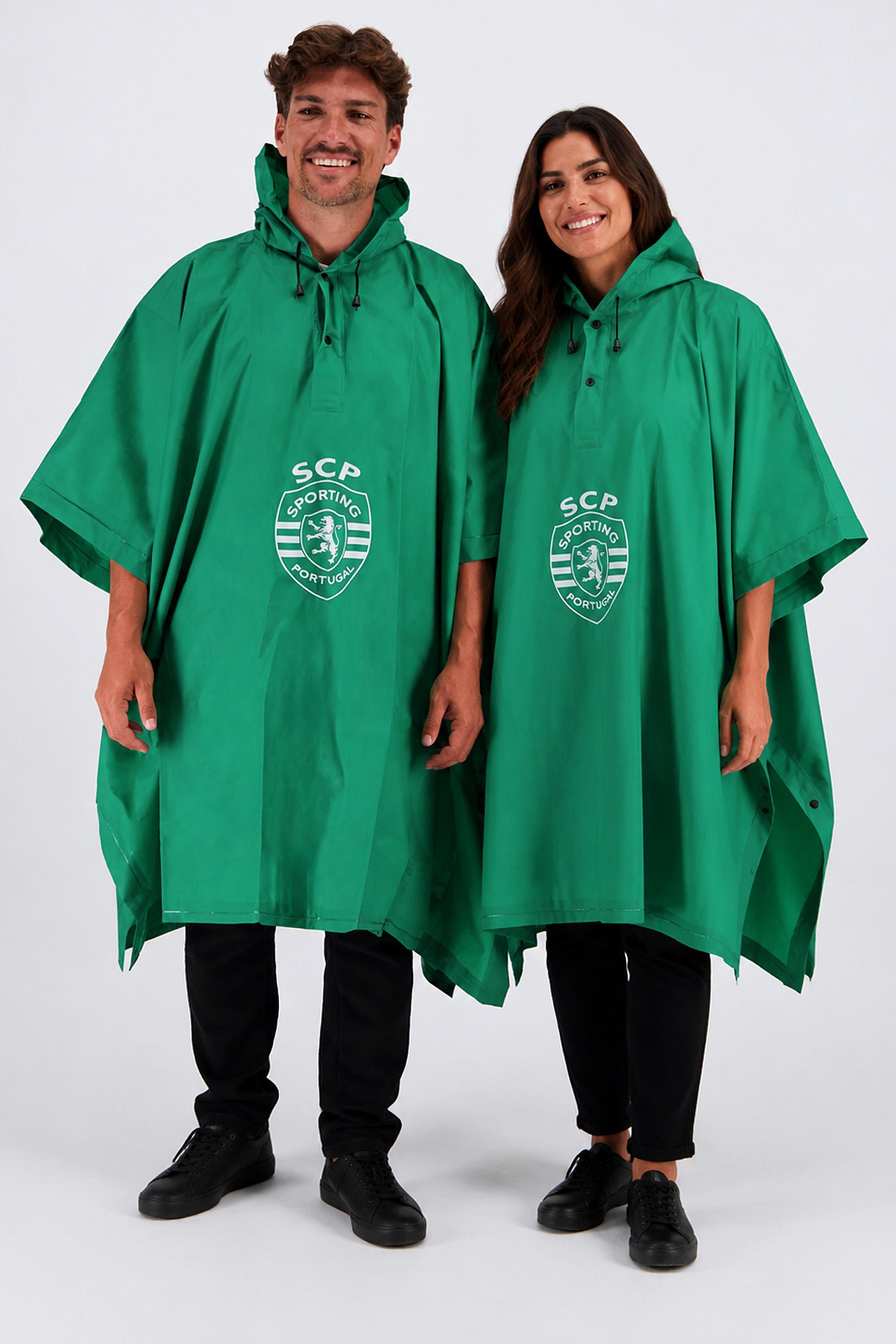 Poncho Sporting CP - Verde - Poncho Impermeable talla UNICA
