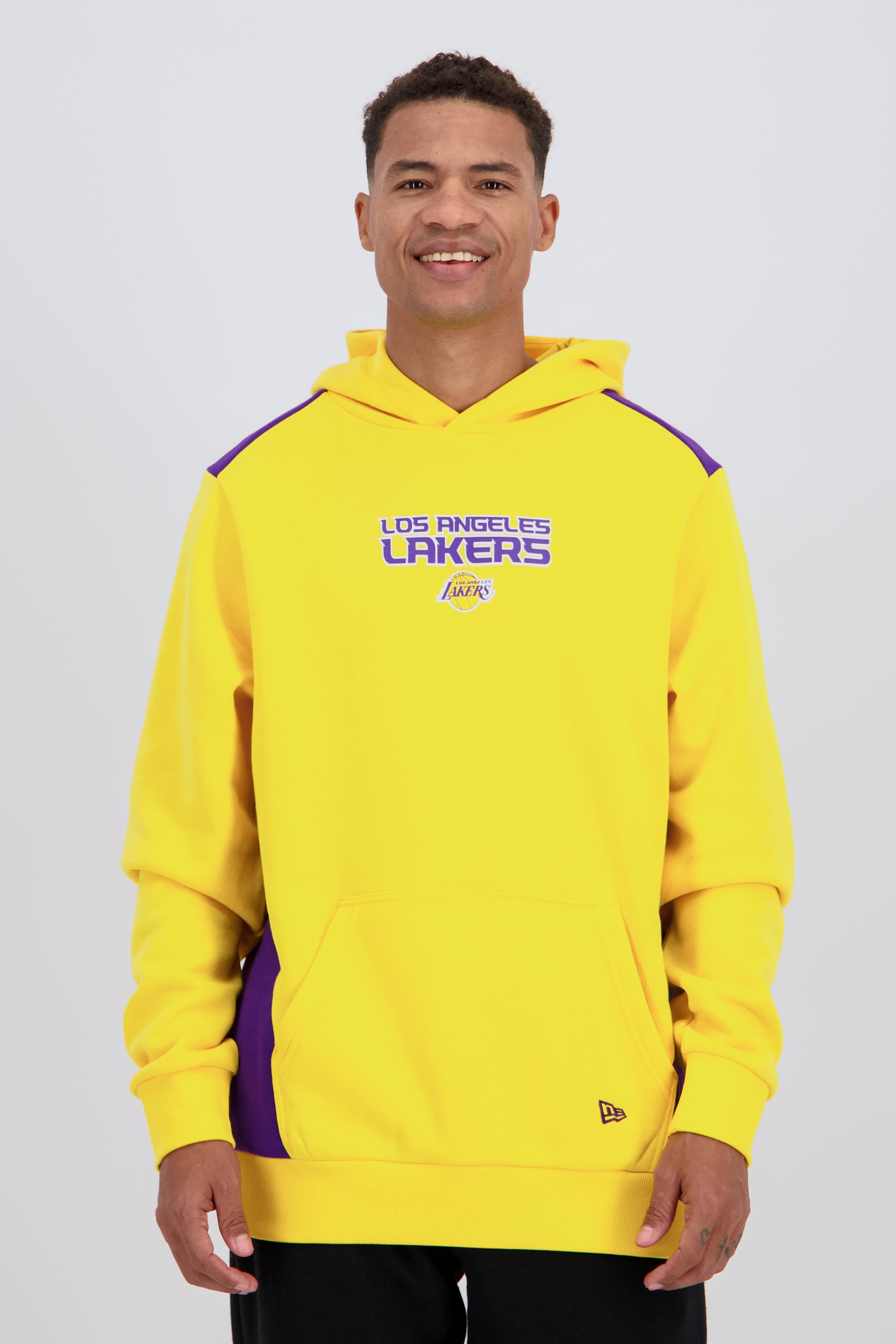 New Era LA Lakers - Amarillo - Sudadera Hombre talla S