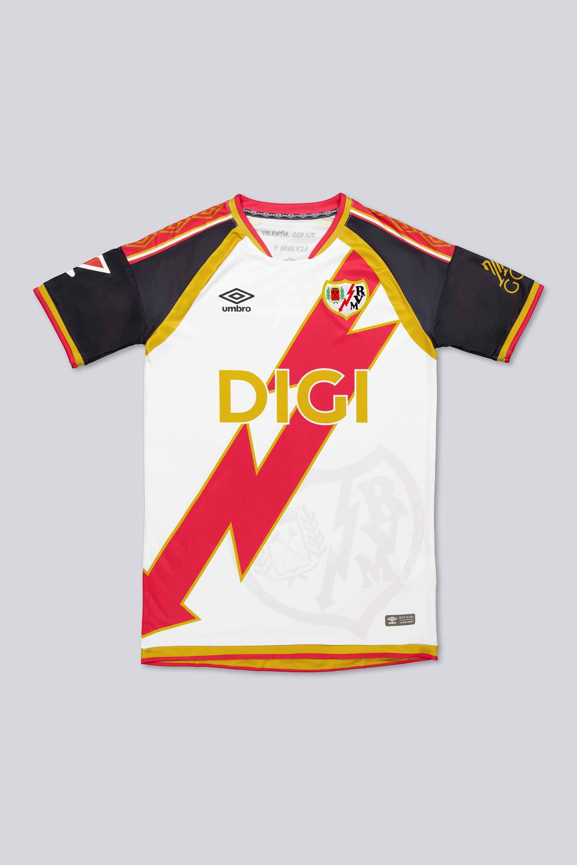 1ª Camiseta Rayo Vallecano 26/27 Jr Blanca talla 10
