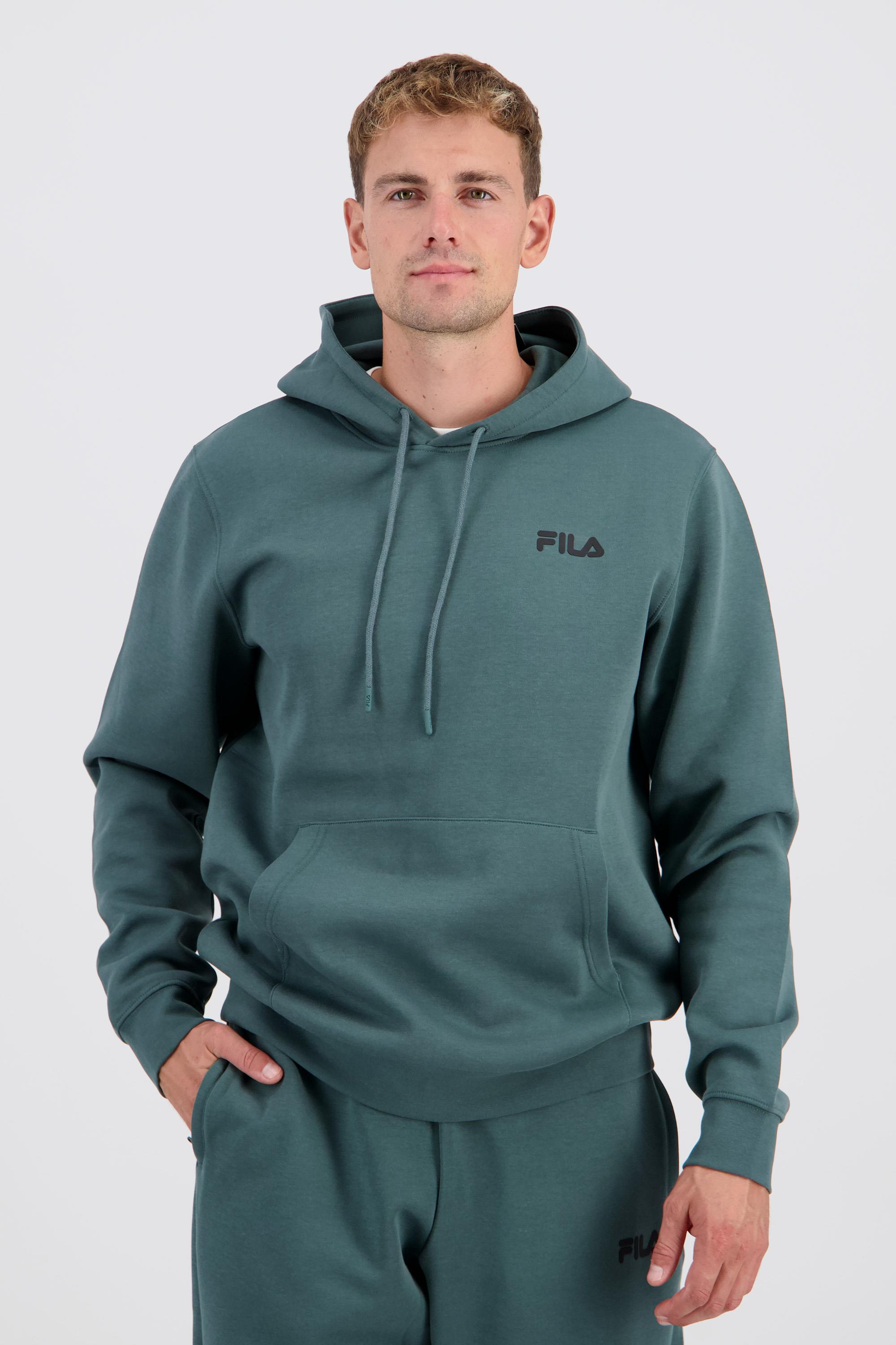 Sudadera Capucha Fila - Verde - Felpa Hombre talla S