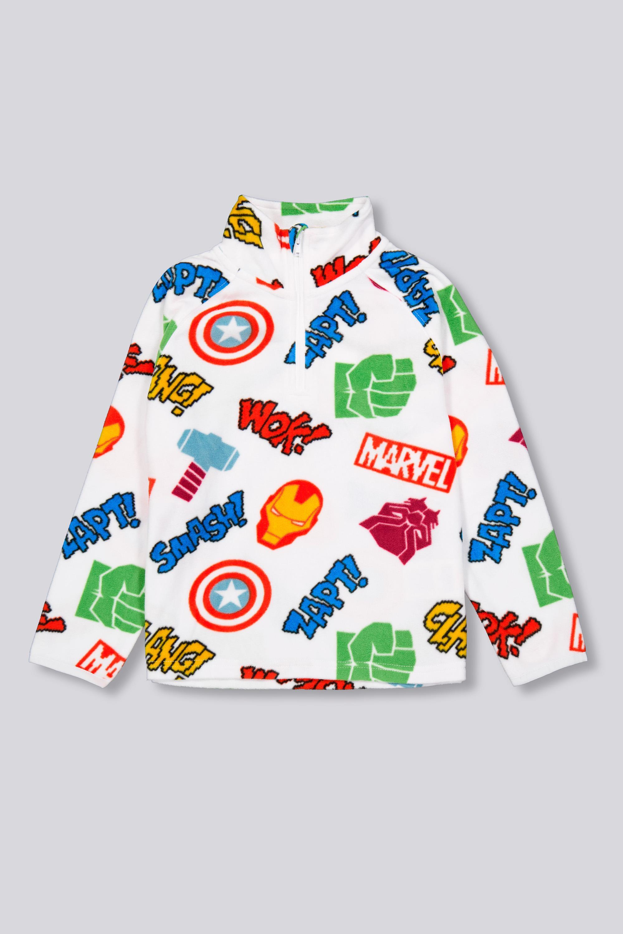 Forro Polar Avengers - Blanco - Niño Marvel talla 8