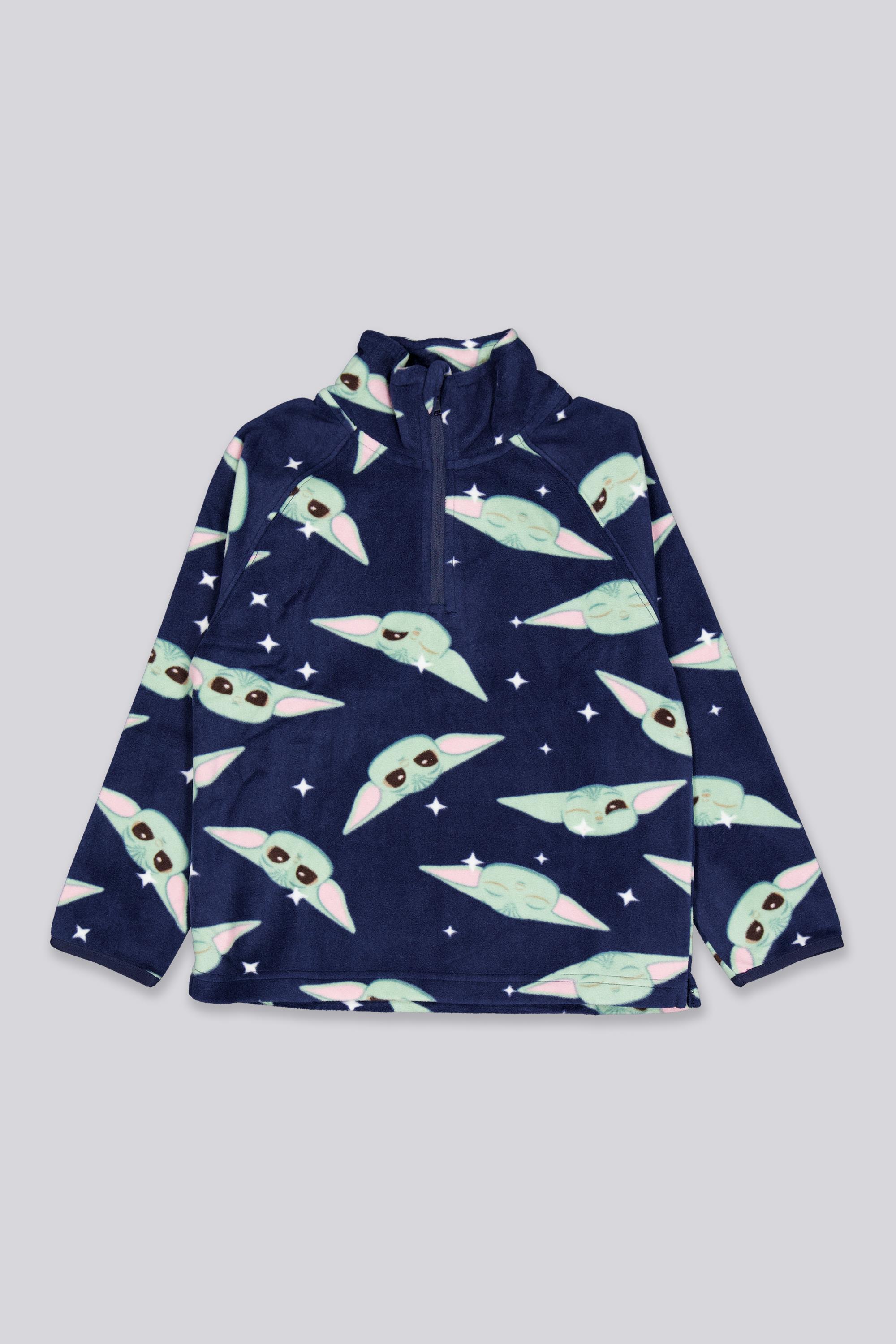 Forro Polar Baby Yoda - Azul - Forro Polar Niño talla 8