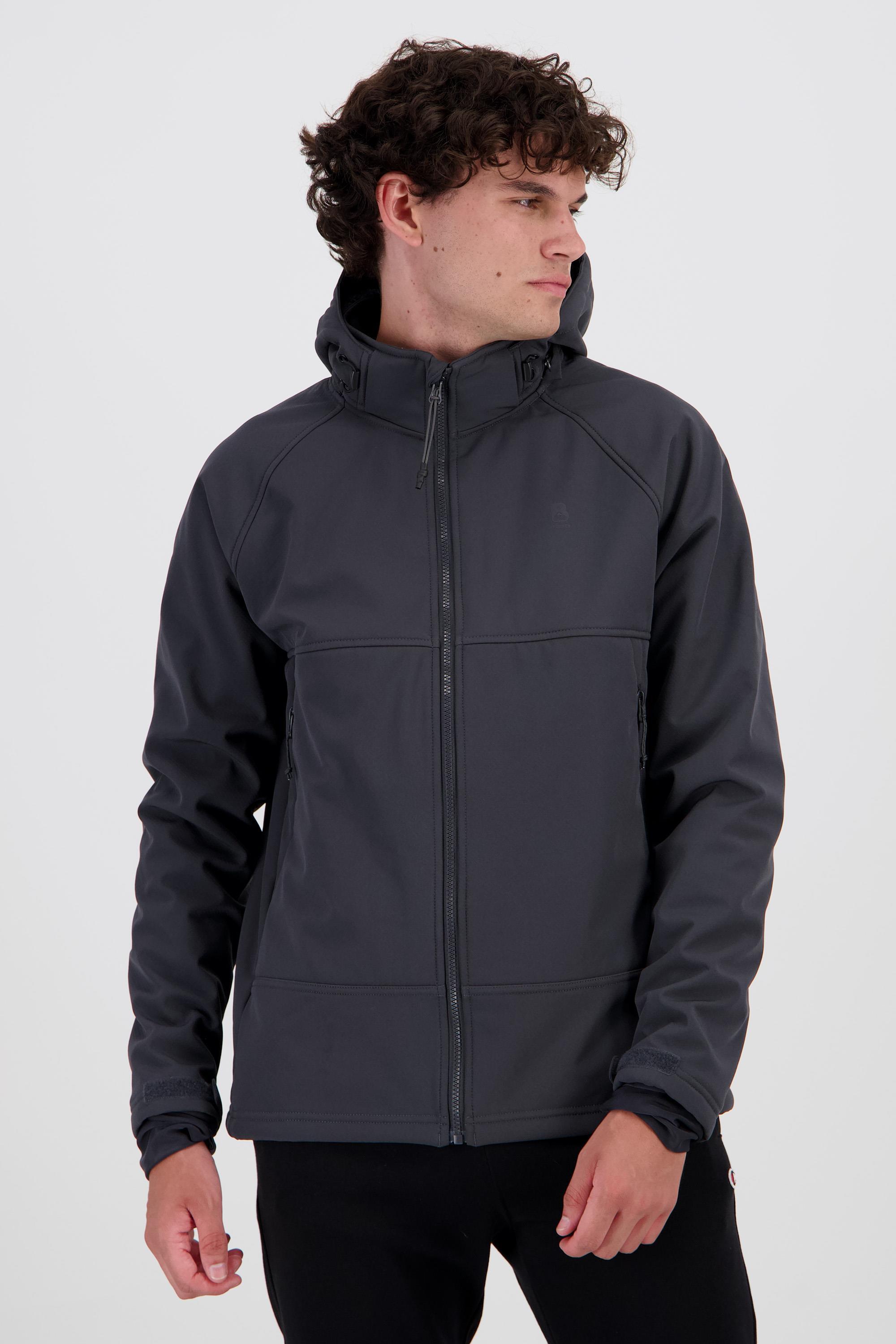 Softshell Boriken - Gris - Chaqueta Capucha Hombre talla
