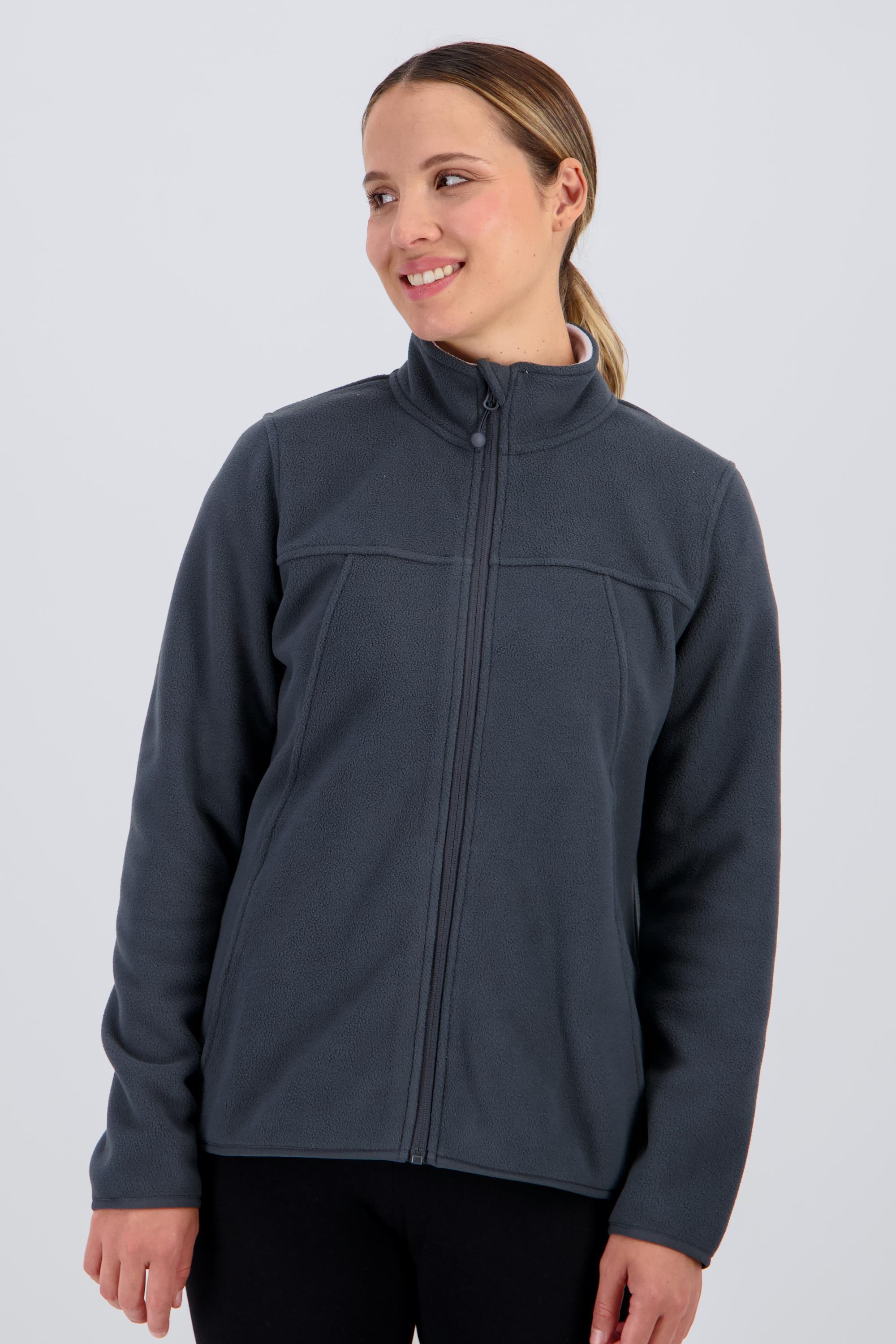 Forro Polar Up - Gris - Forro Polar Cremallera Mujer talla XL