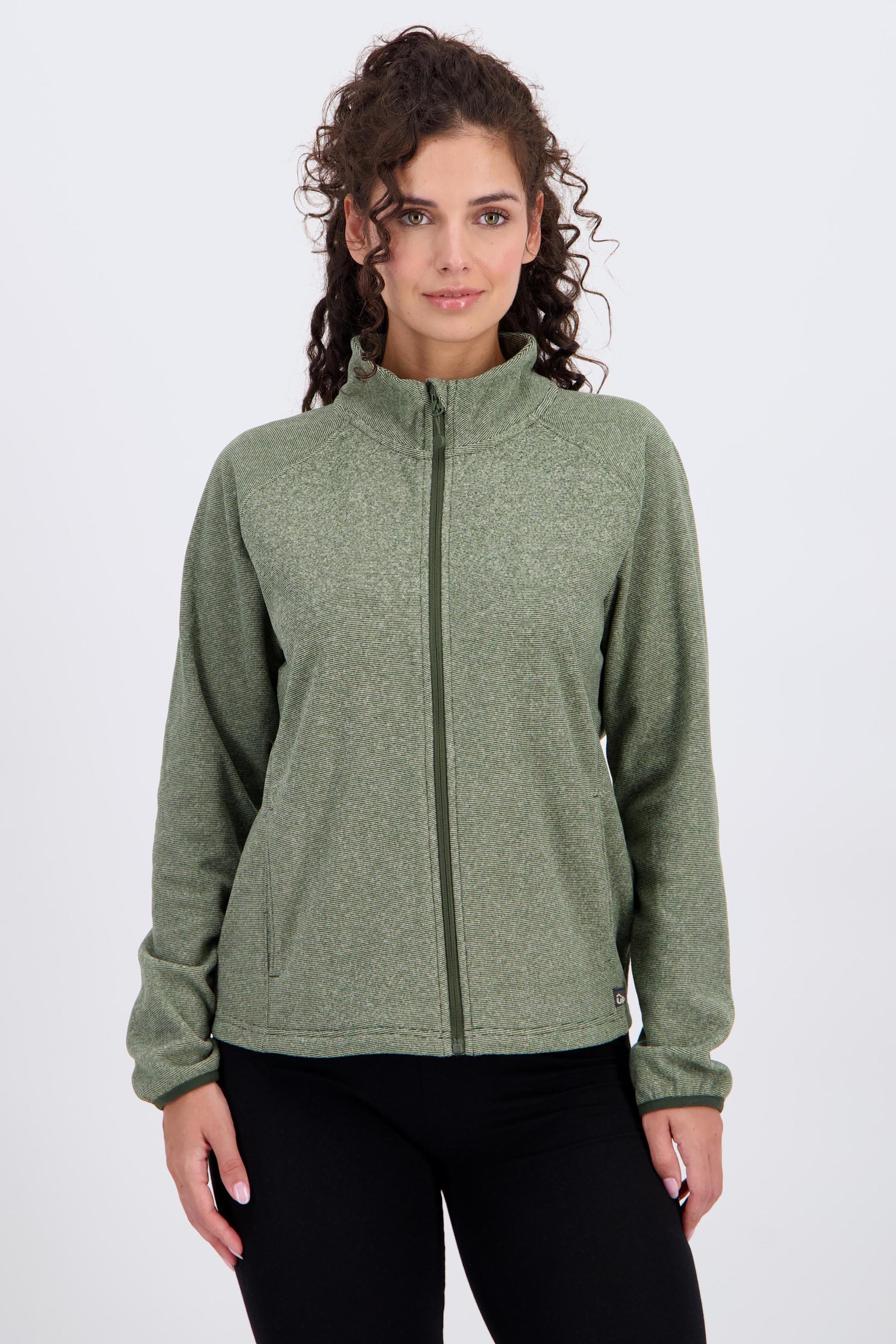 Up Rayas - Kaki - Forro Polar Mujer talla XL