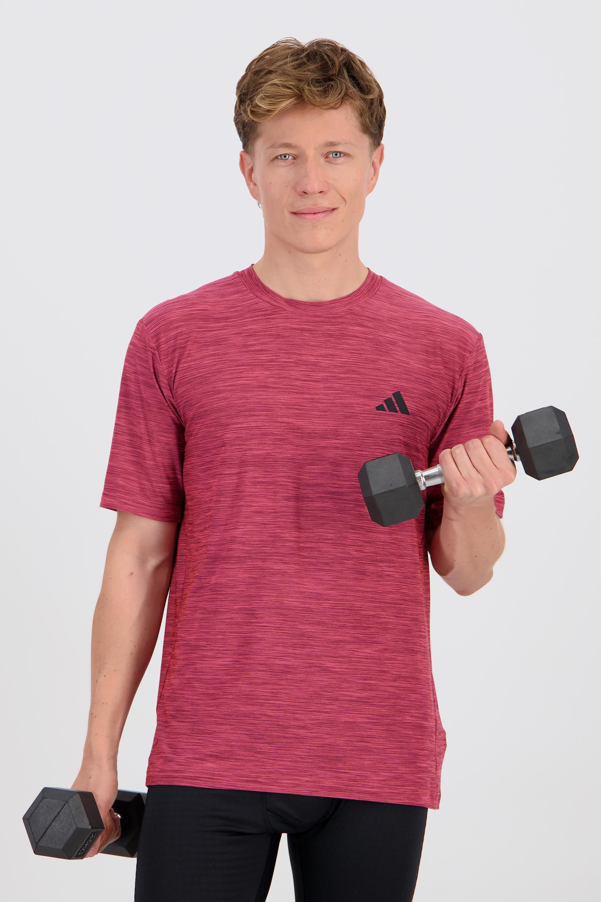 adidas Flex - Rojo - Camiseta Gym Hombre talla M